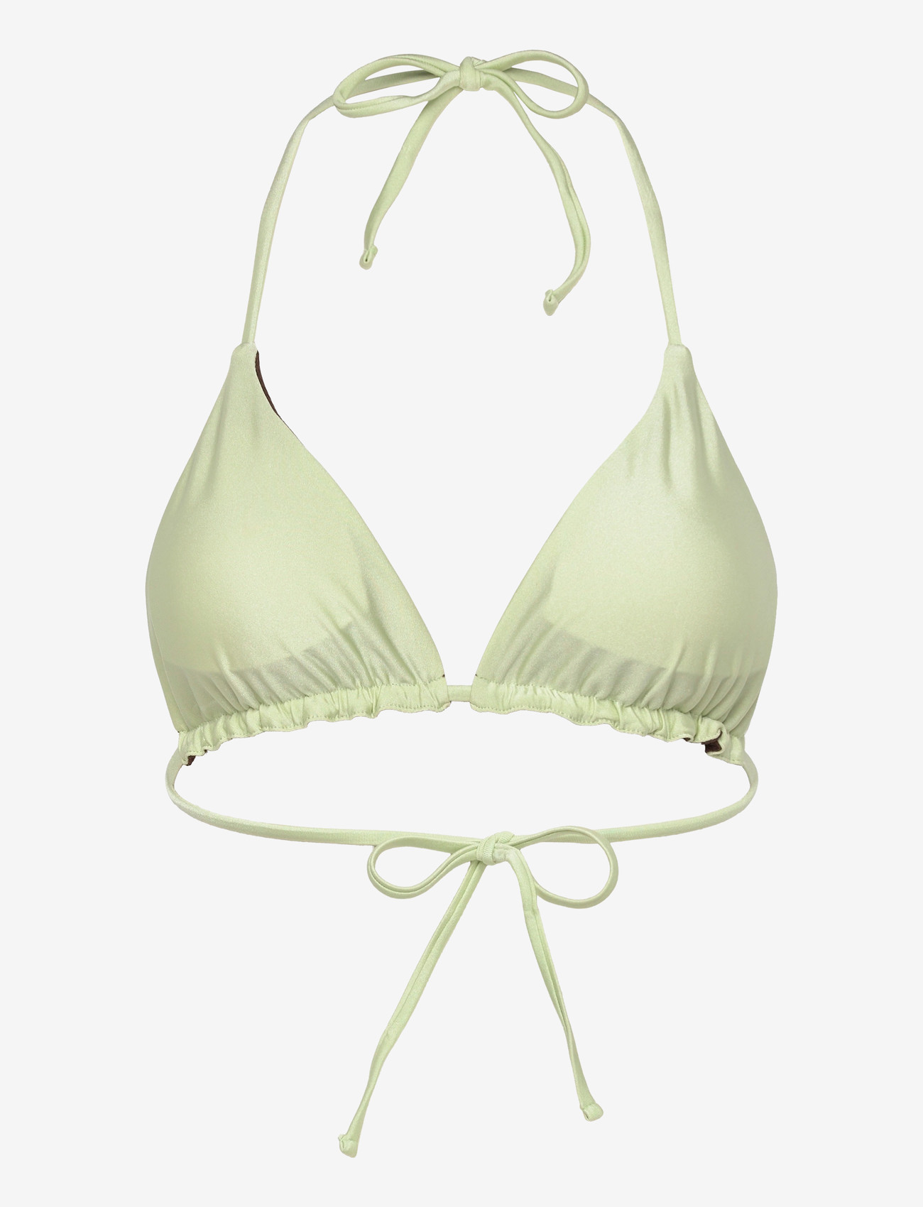 SUI AVA - Waverly Bikini Top - trekant-bikinis - mint/brown - 1