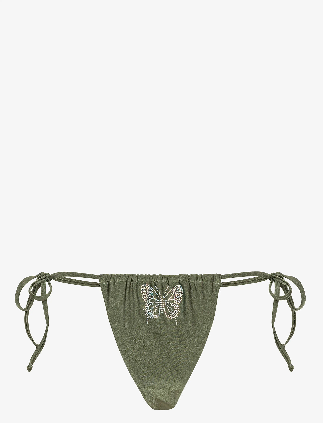 SUI AVA - Butterfly Bikini Tanga - bikinis mit seitenbändern - army - 1