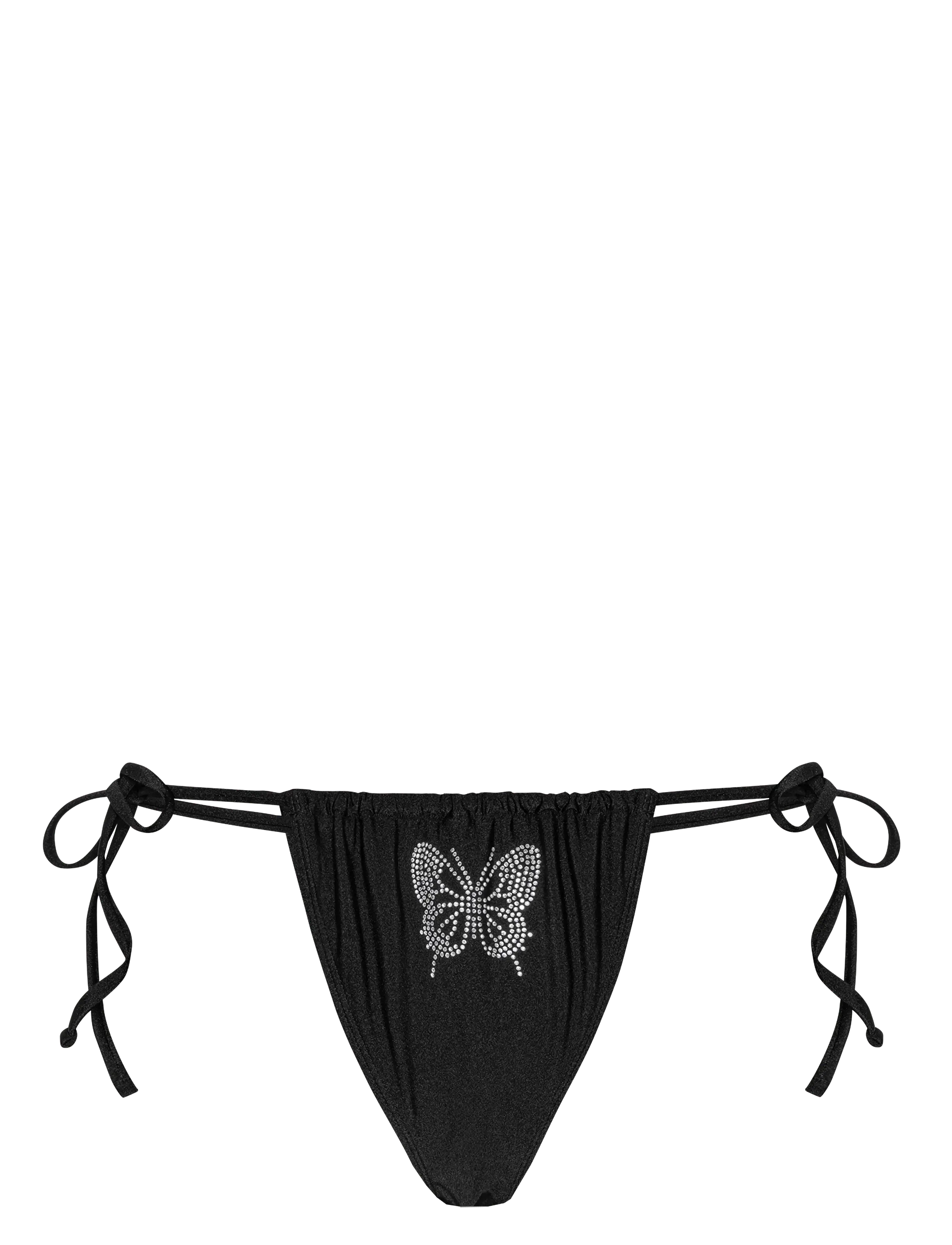 SUI AVA Butterfly Bikini Tanga - Bademode - BLACK / black