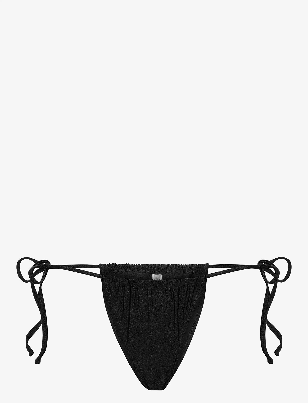 SUI AVA - Butterfly Bikini Tanga - side tie bikinier - black - 2