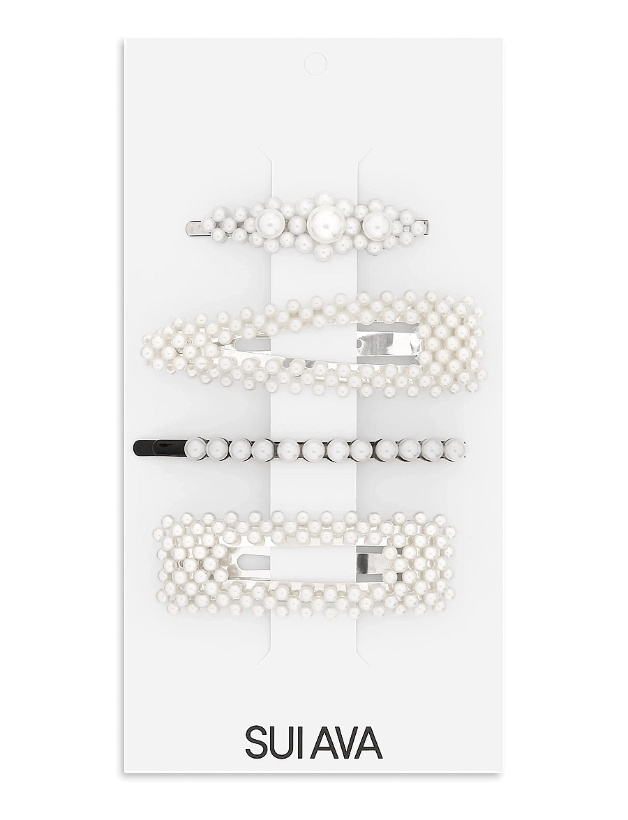 SUI AVA - Pearly Hair Clips // 4 pcs - haarspangen - set 6 - 0