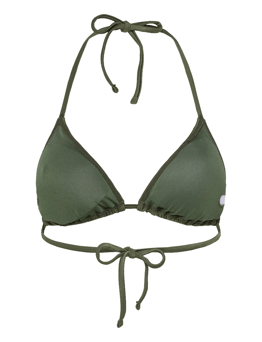 SUI AVA - Butterfly Bikini Top - kolmnurksed bikiinid - army - 2