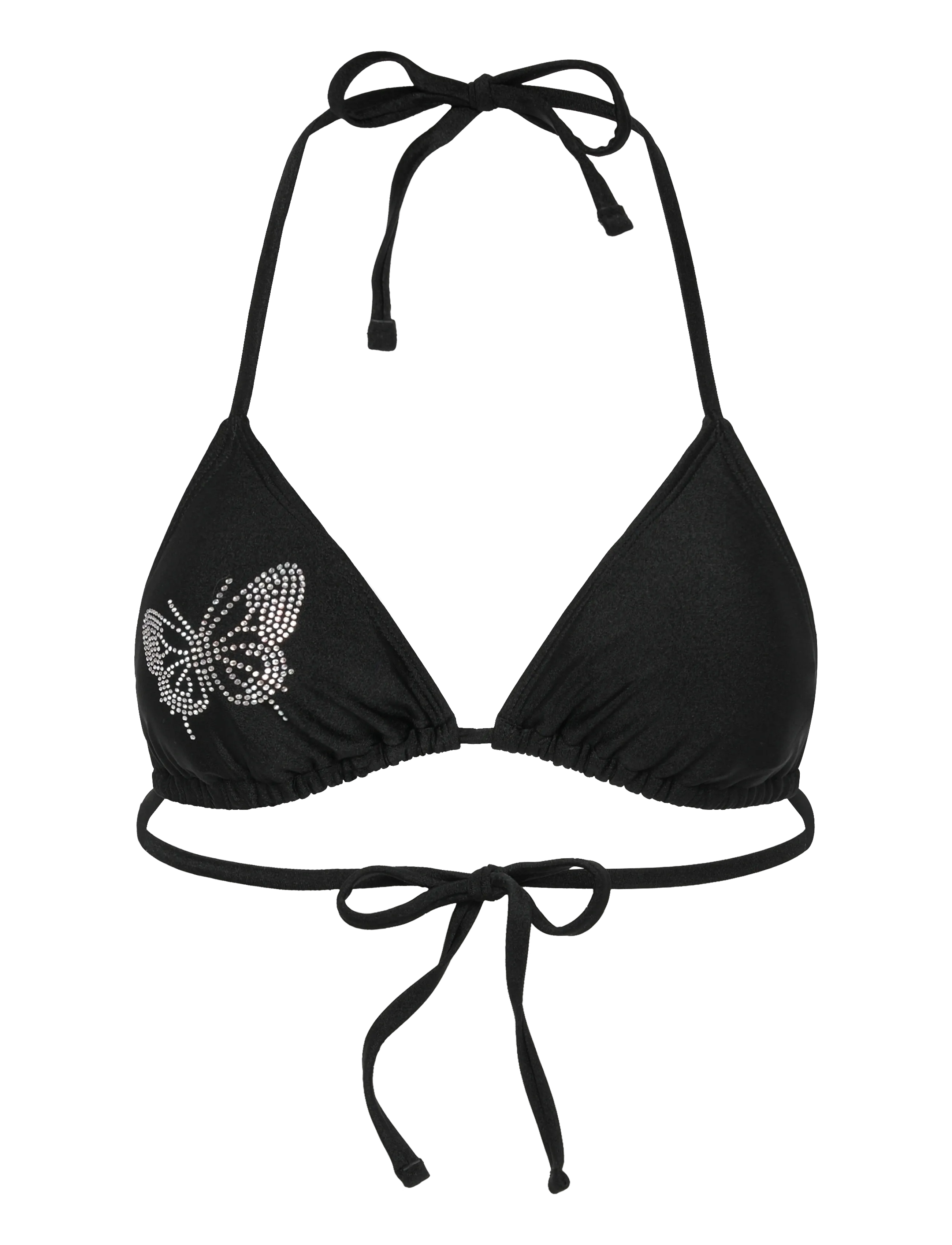 SUI AVA Butterfly Bikini Oberteil Schwarz - 40 - Damen