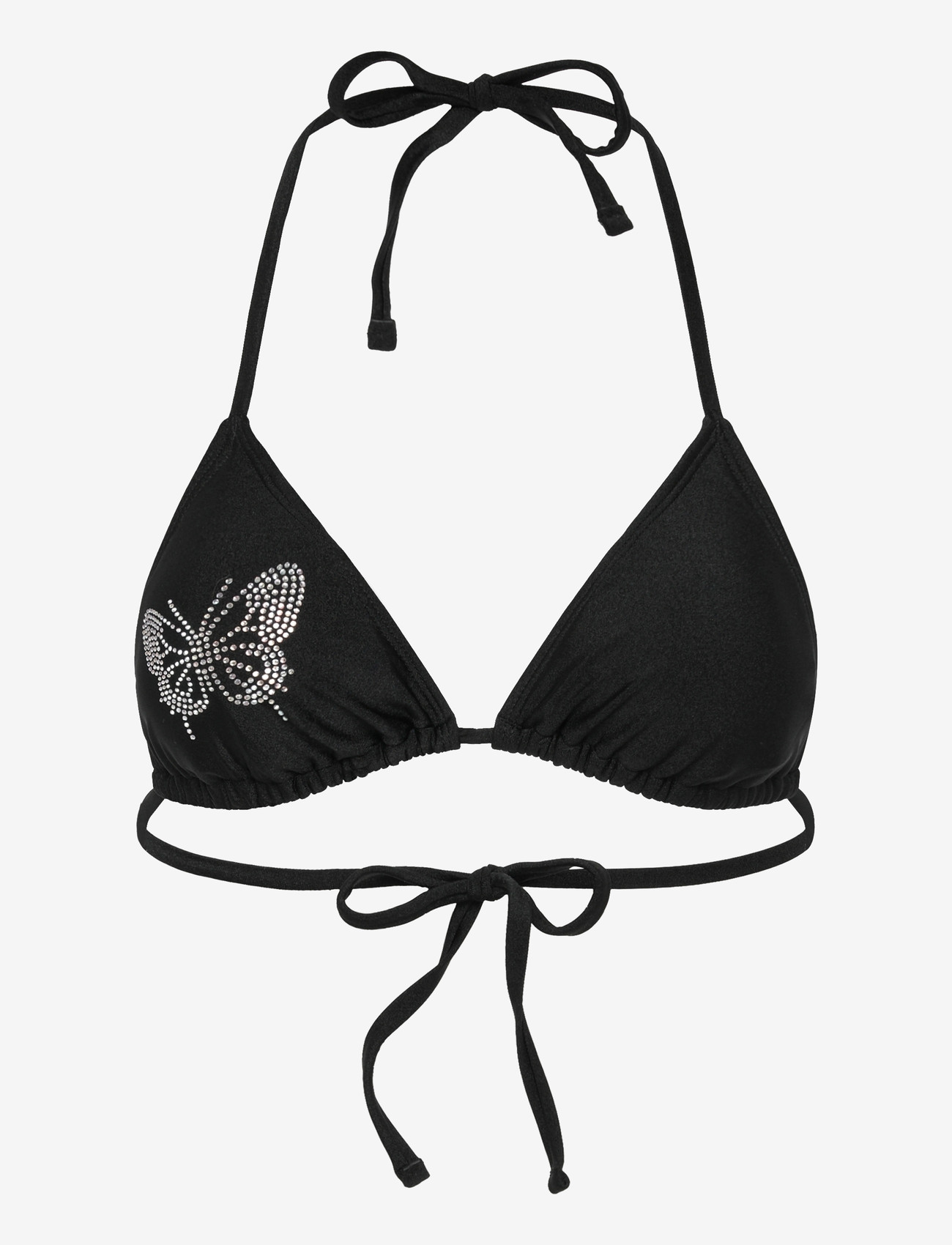 SUI AVA - Butterfly Bikini Top - triangle bikinis - black - 1
