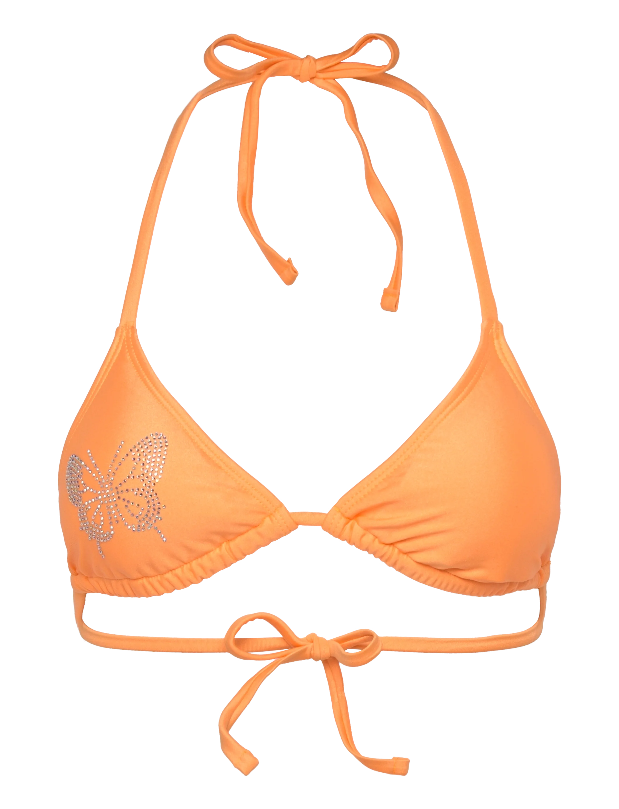 SUI AVA Butterfly Bikini Oberteil Orange - 36 - Damen