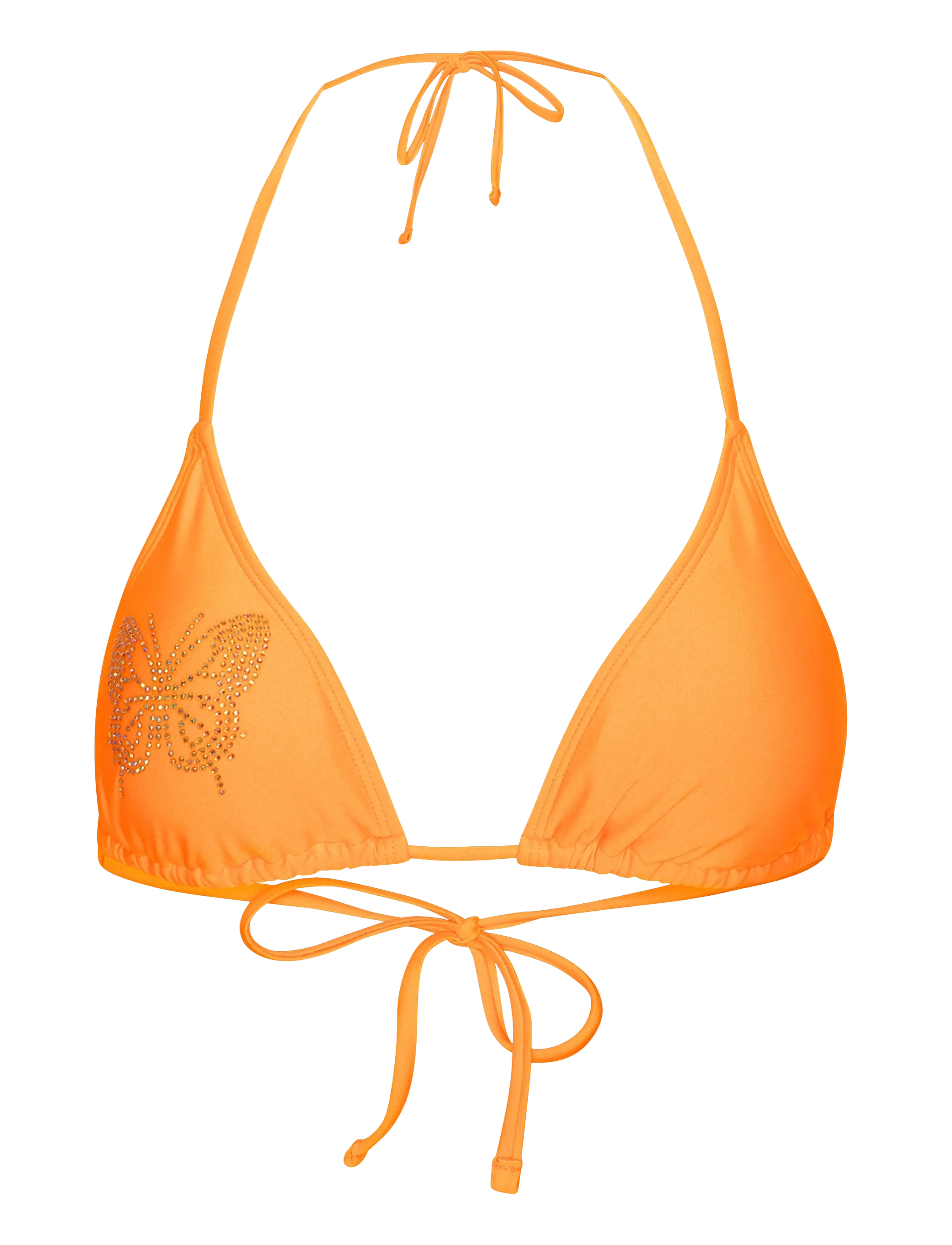 SUI AVA Butterfly Bikini Top - Sui Ava - ORANGE / orange