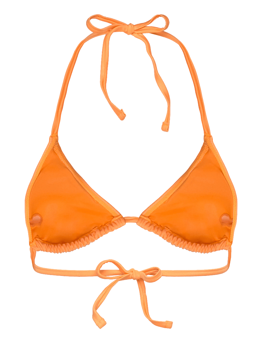 SUI AVA - Butterfly Bikini Top - kolmnurksed bikiinid - orange - 2