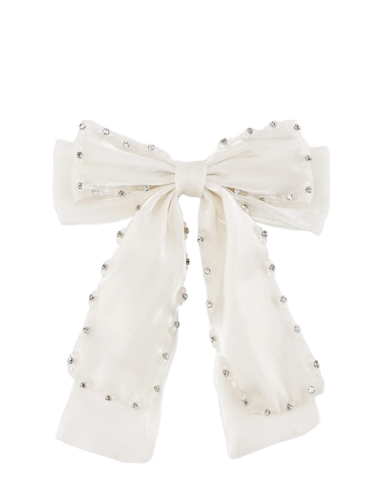 SUI AVA Pastel Crystal Bow - Sui Ava - BRIGHT WHITE / white