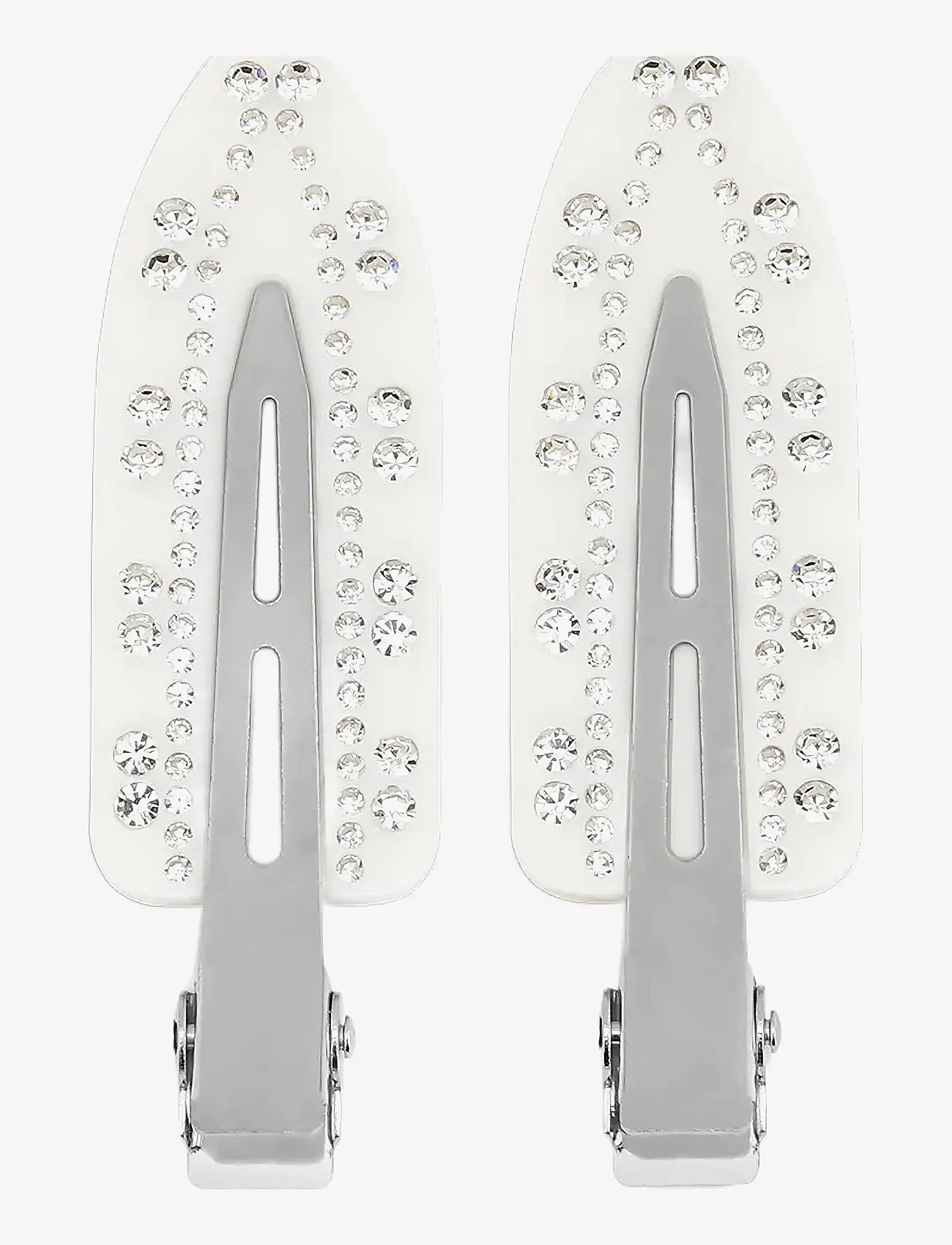 SUI AVA - Crystal Clips // 2 pcs - hårspænde - white - 0