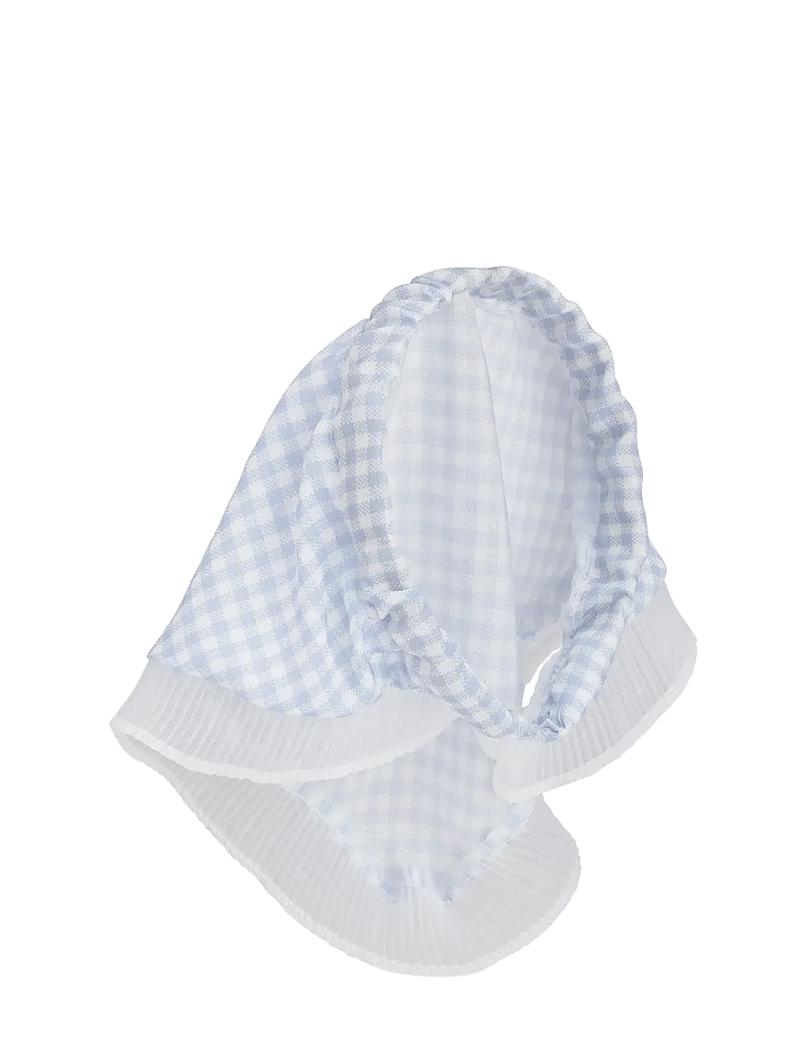 SUI AVA - Checkered Headband // Hair Scarf - hårband & diadem - light blue - 1