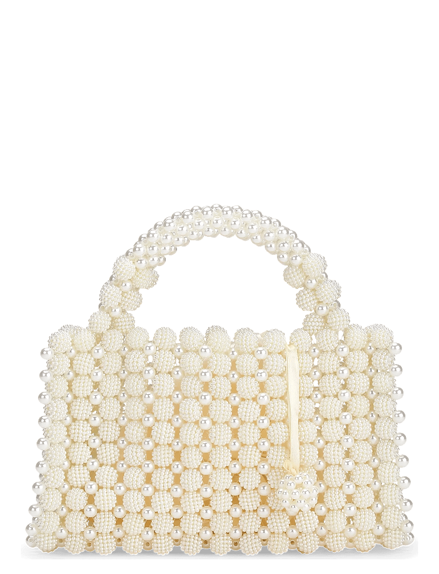 SUI AVA - Handmade Pearl Bag - white - 1