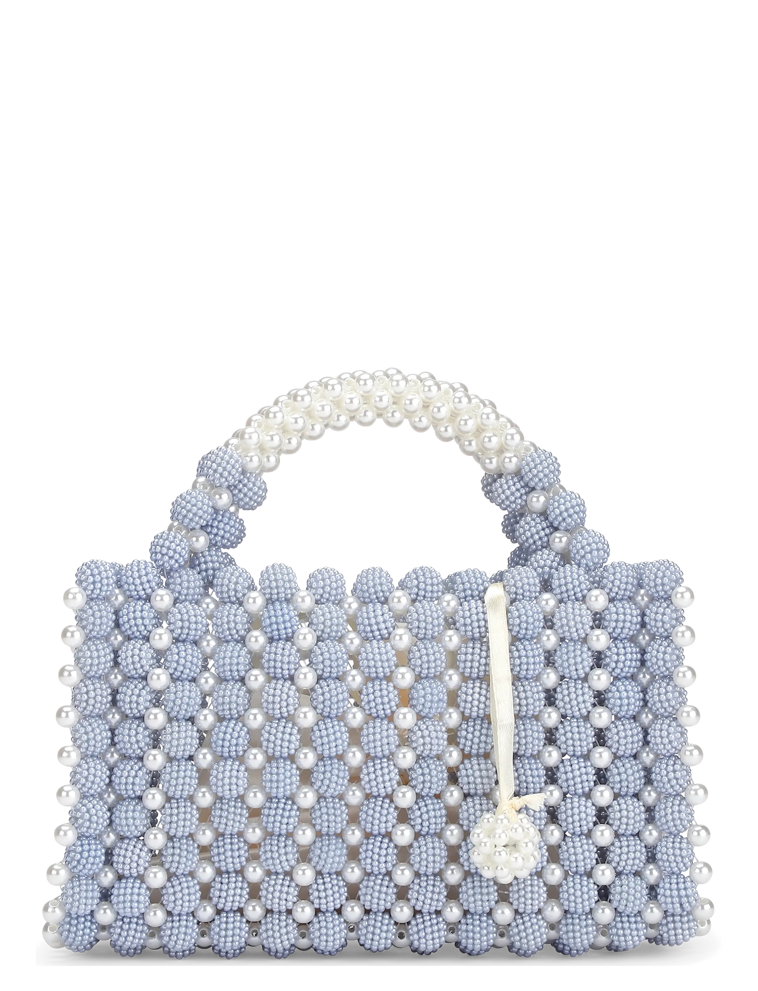 SUI AVA Handmade Pearl Bag - Håndtasker - BLUE / blue