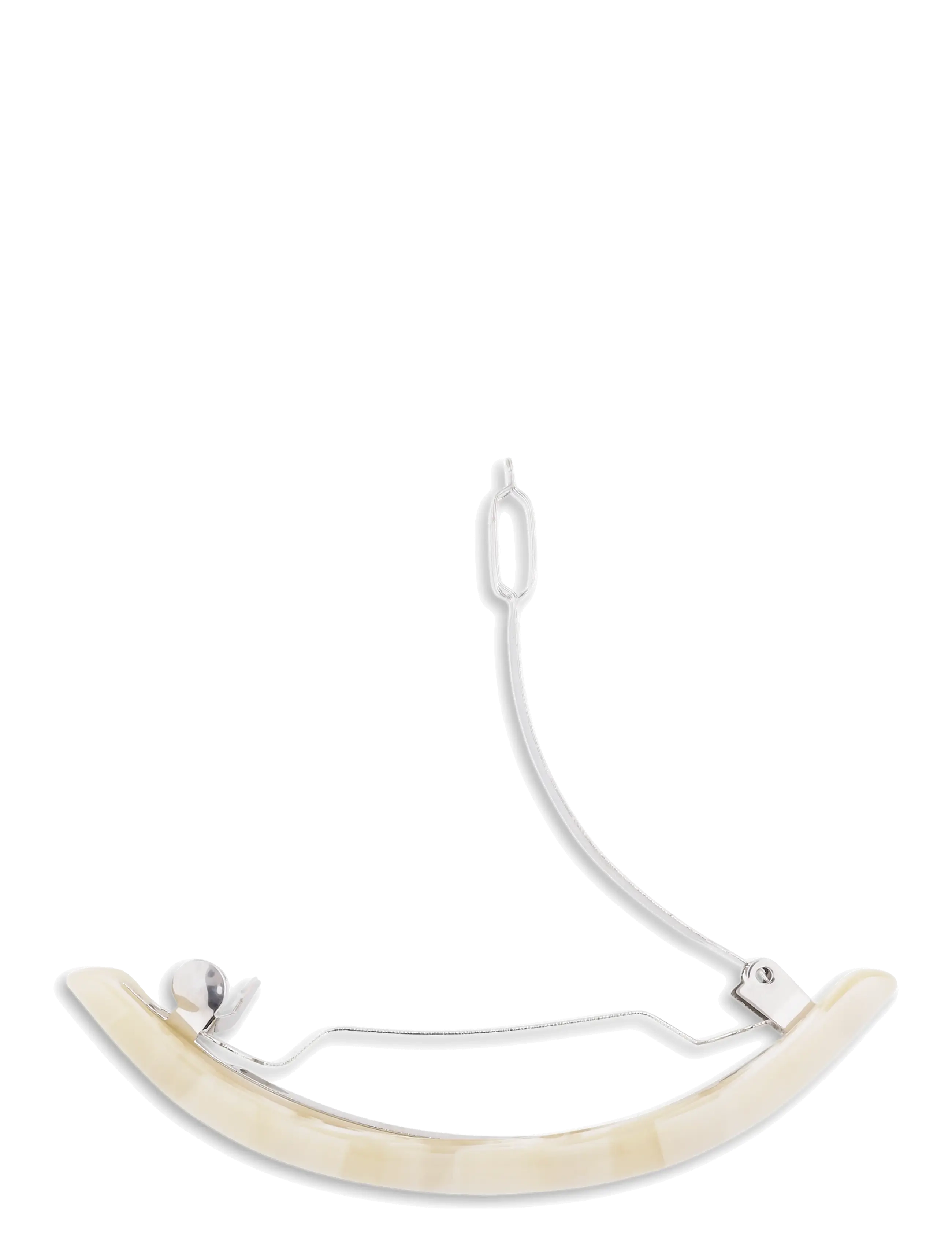 SUI AVA - Curved Bone Clip - juukseklambrid - ivory - 2