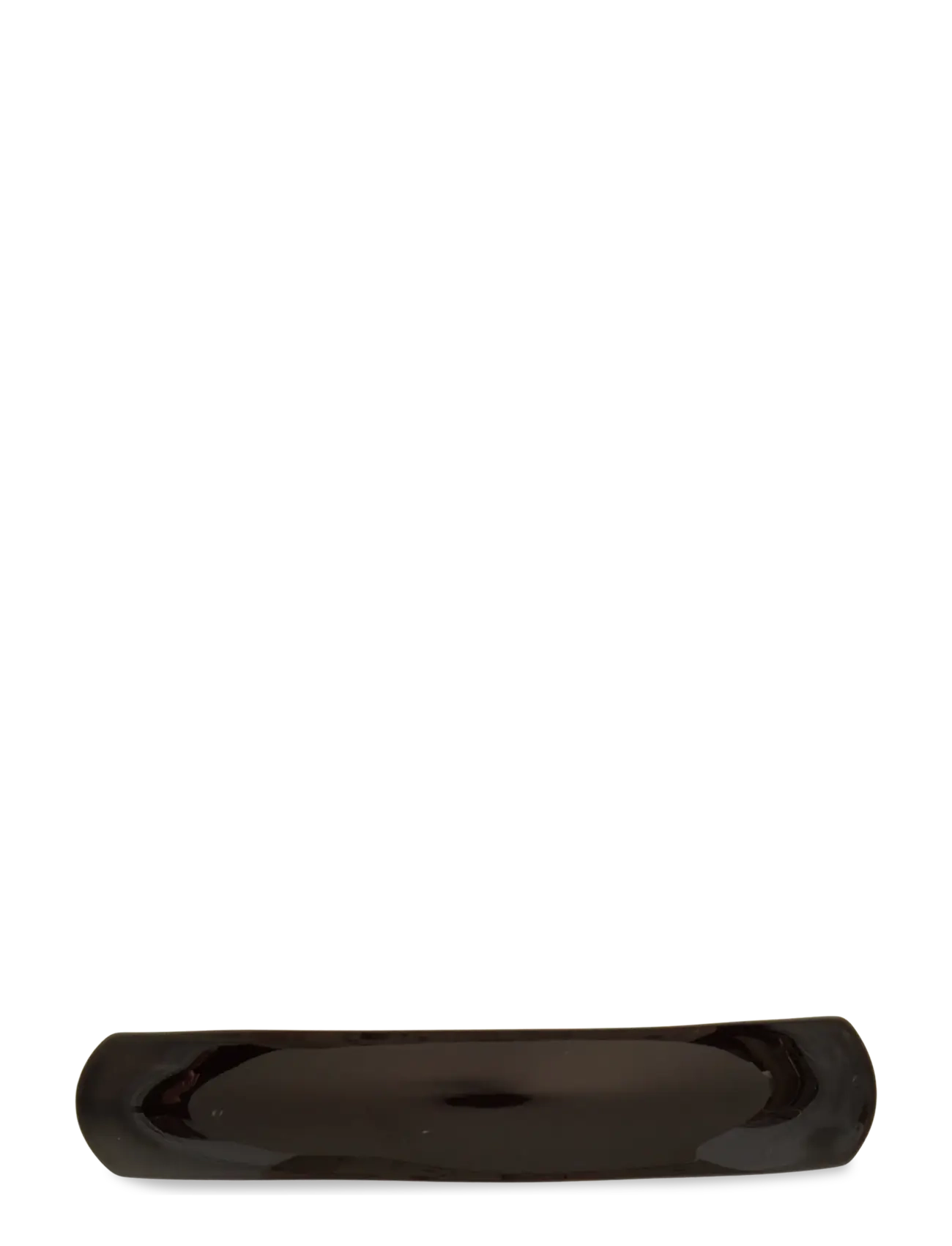 SUI AVA Curved Bone Clip - Hår - BROWN / brown