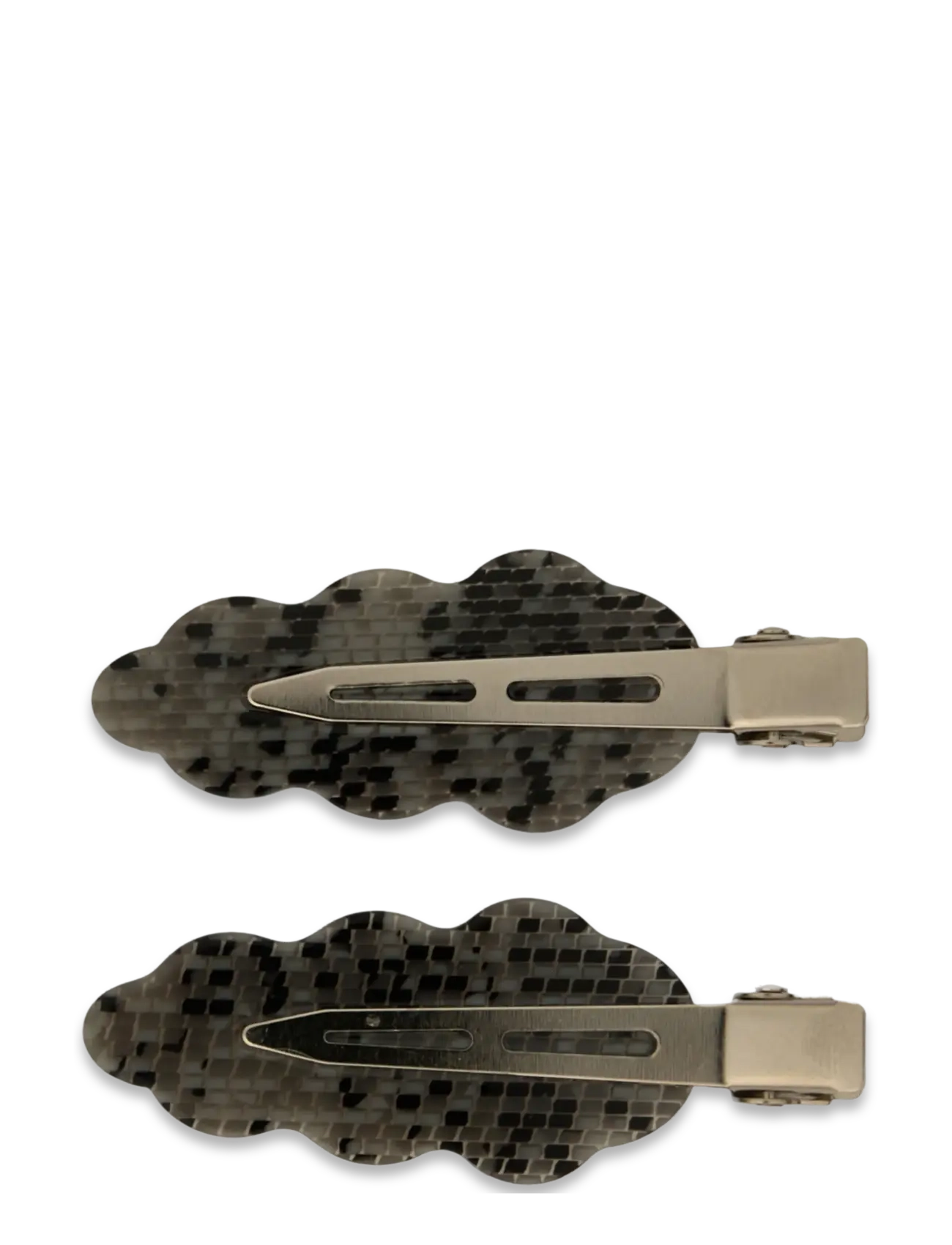 Wavy Oak Clip // 2 pcs - GREY