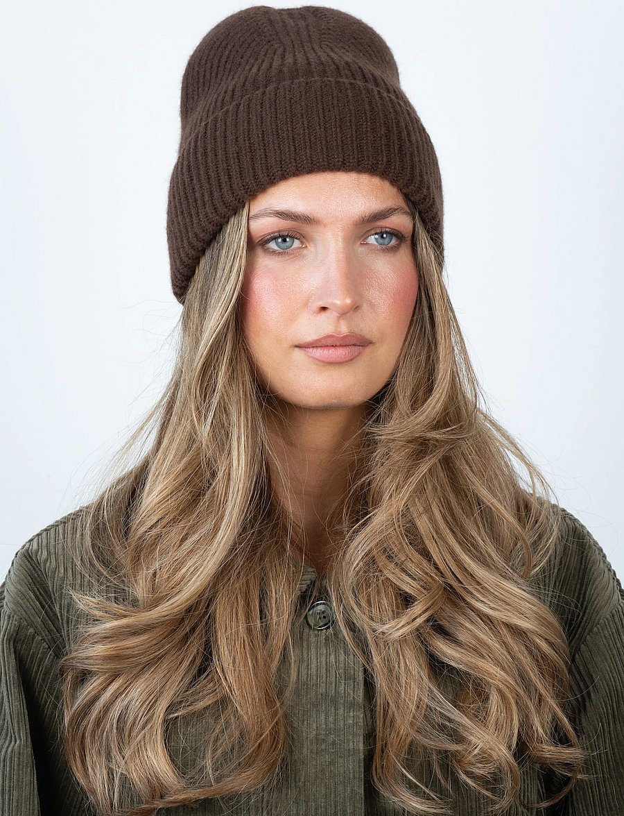 SUI AVA - Cashmere Beanie - cashmere - brown - 0