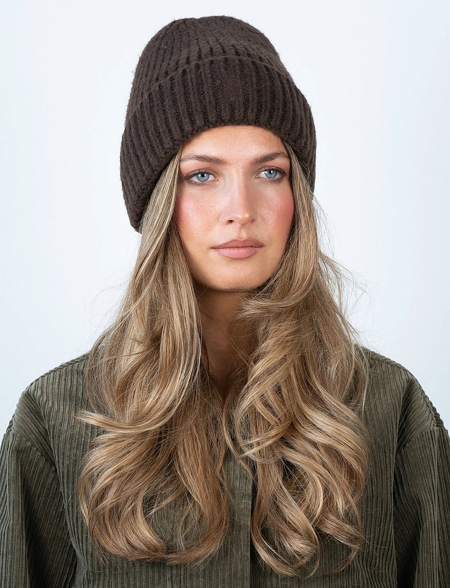 SUI AVA - Brenda Beanie - beanies - espresso - 0