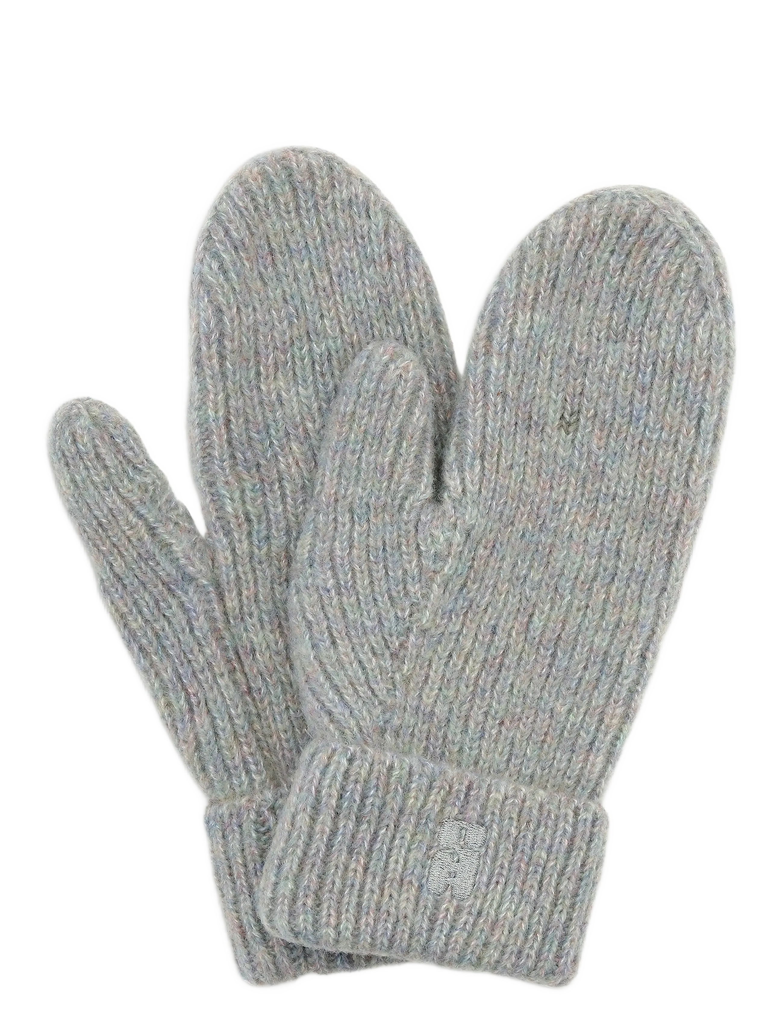 SUI AVA Brenda Mittens, Kvinder, Strikkede Vanter, Grå, Str: ONE SIZE