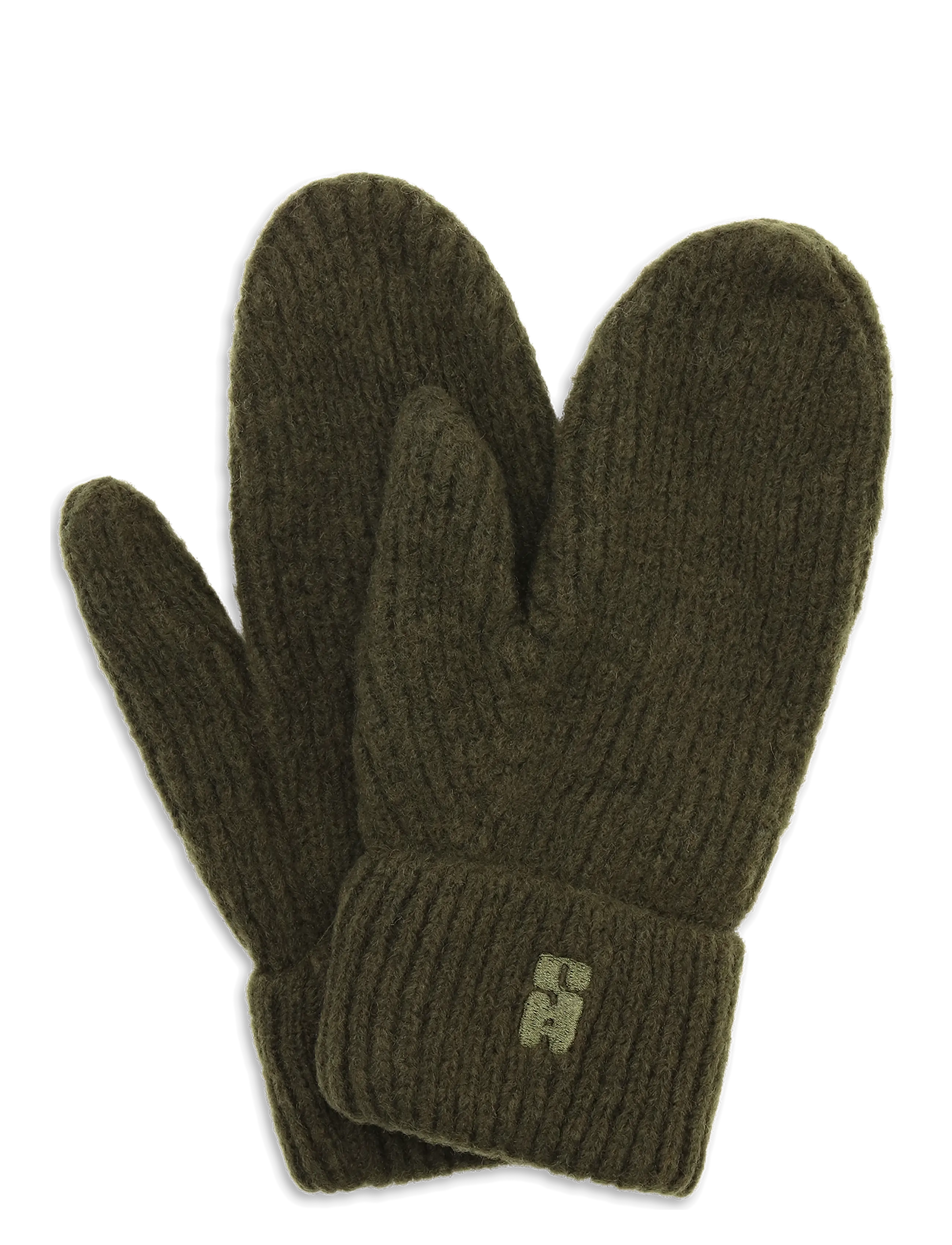 SUI AVA Brenda Mittens - Handsker & Vanter - DARK GREEN / khaki/green