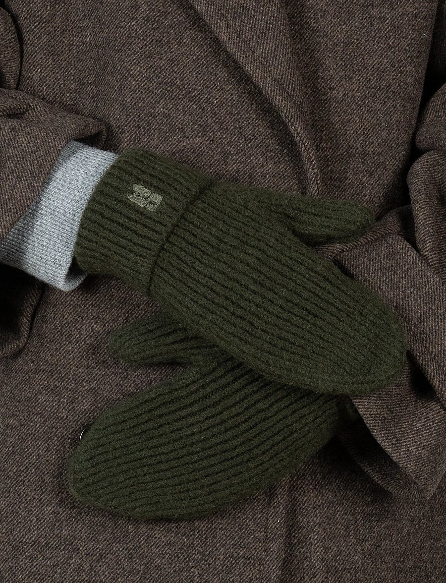 SUI AVA - Brenda Mittens - luffer - dark green - 1