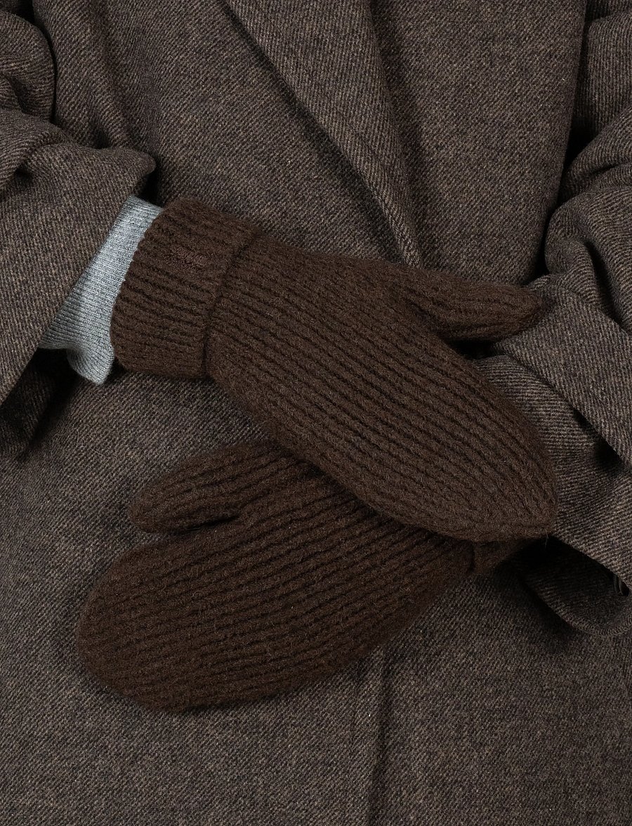 SUI AVA - Brenda Mittens - mittens - espresso - 0