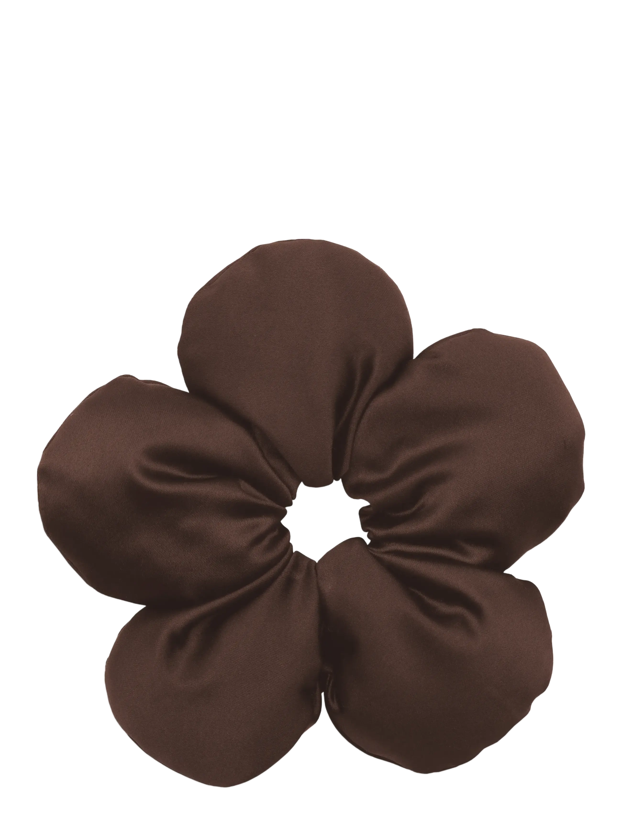 SUI AVA Flower Pillow Scrunchie Braun - BIG - Damen
