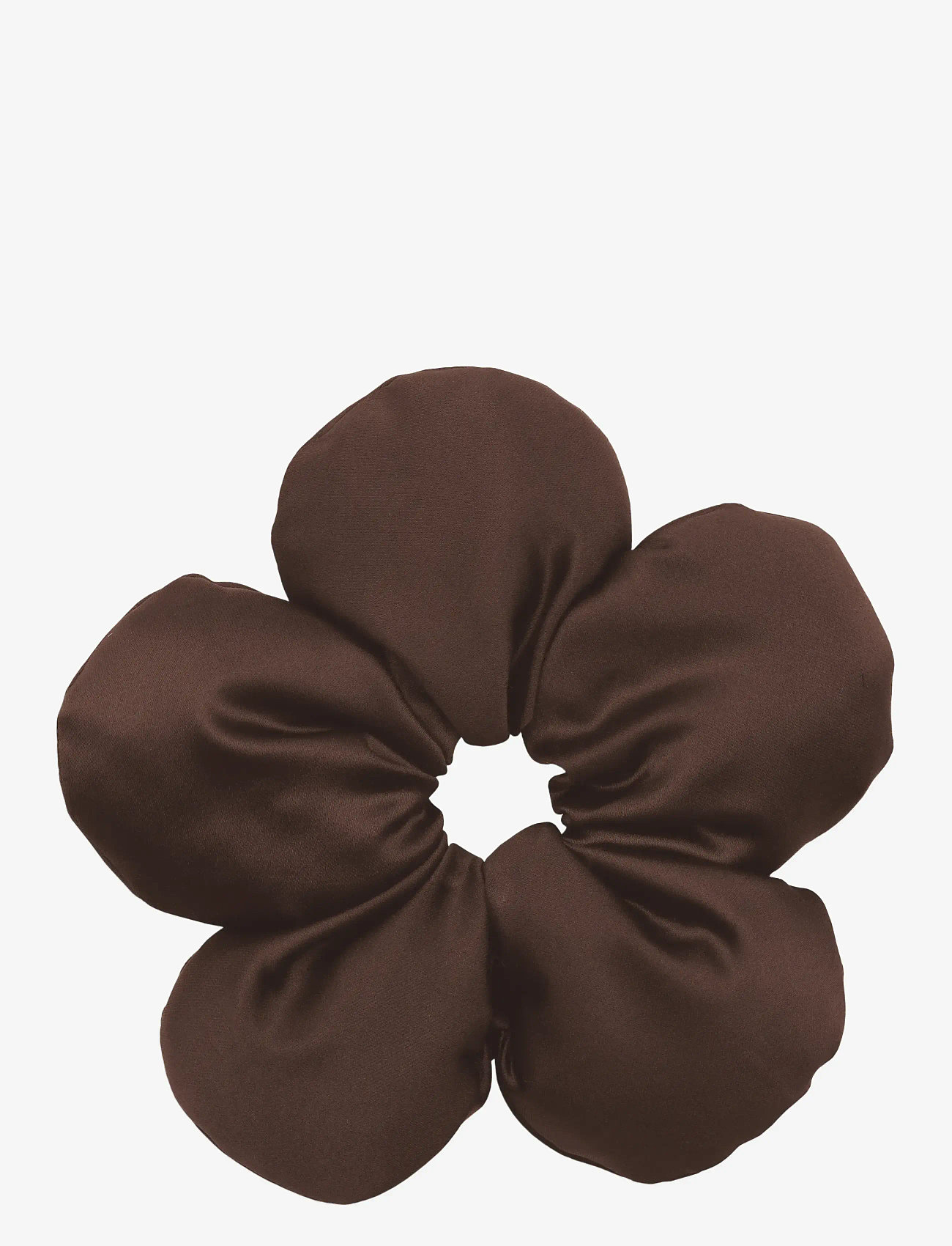 SUI AVA - Flower Pillow Scrunchie - scrunchies - chocolate fondant - 1
