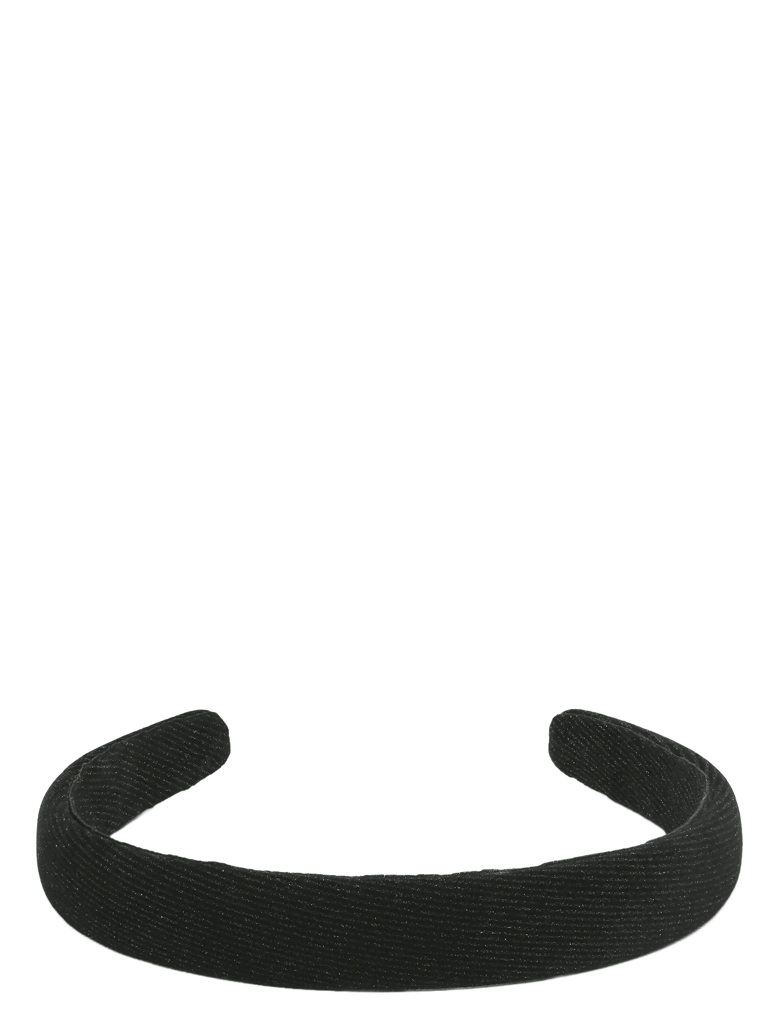 SUI AVA - Velvet Headband - black shimmer - 1