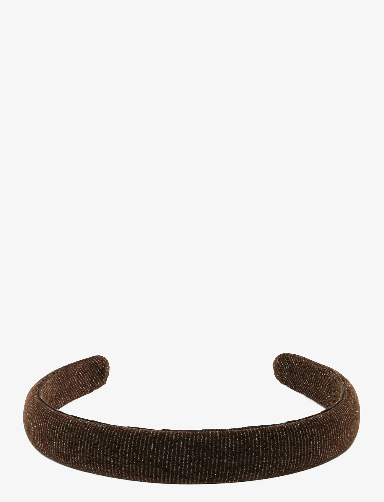 SUI AVA - Velvet Headband - hårbånd - chocolate shimmer - 1