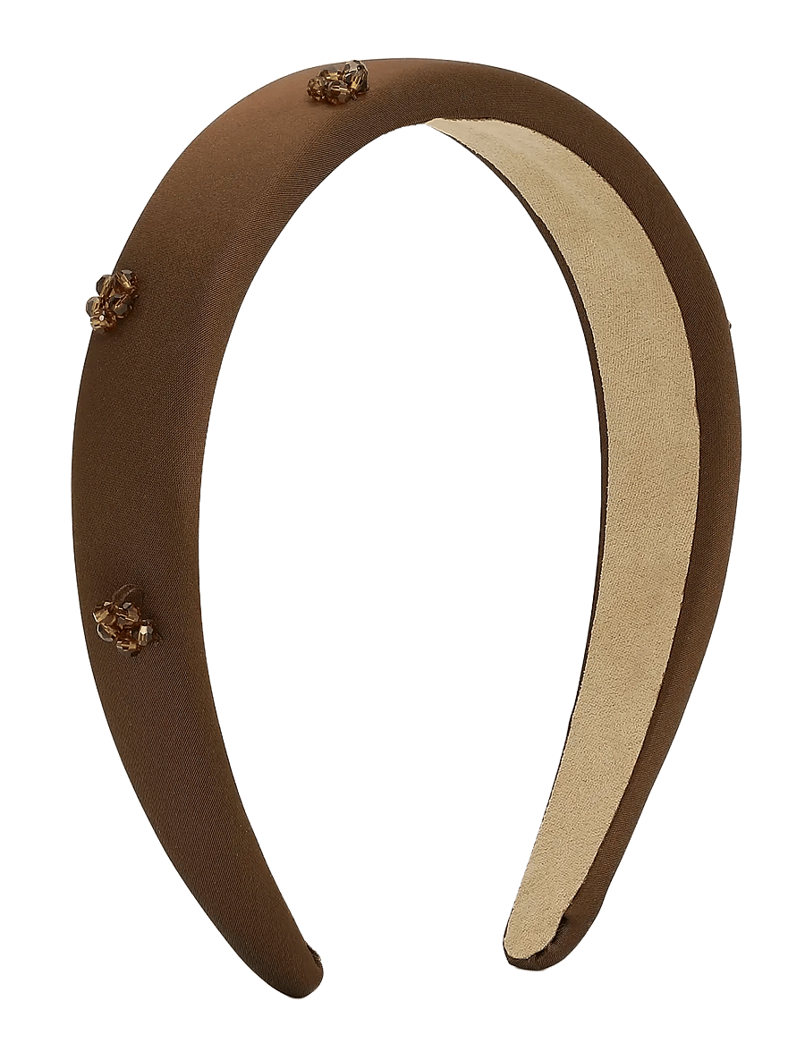 SUI AVA - Floral Gleam Headband - chocolate fondant - 1
