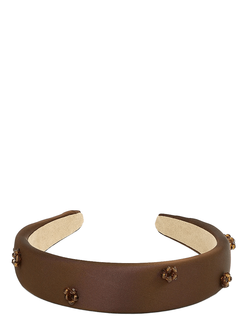 SUI AVA - Floral Gleam Headband - hårband & diadem - chocolate fondant - 2