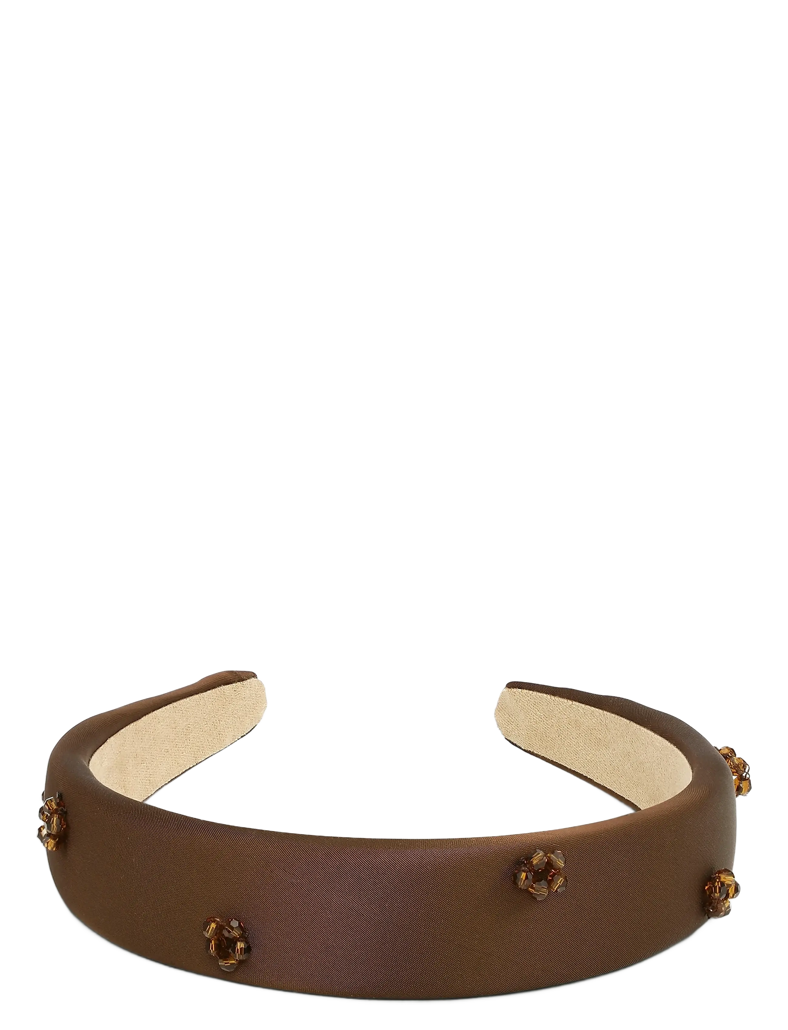 SUI AVA - Floral Gleam Headband - chocolate fondant - 2