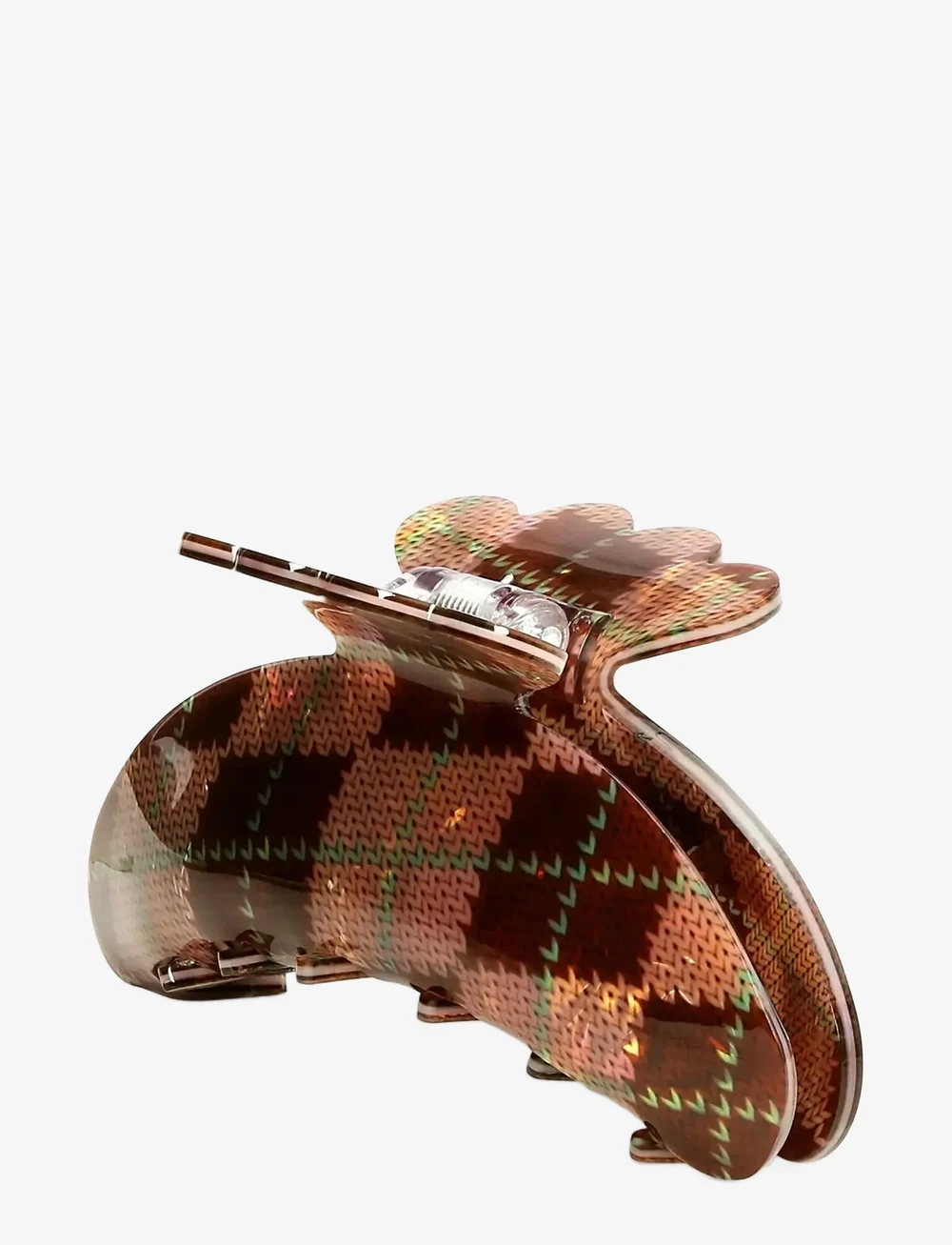 SUI AVA - Helle Knitted Big - hårklämmor - knitted print - 1