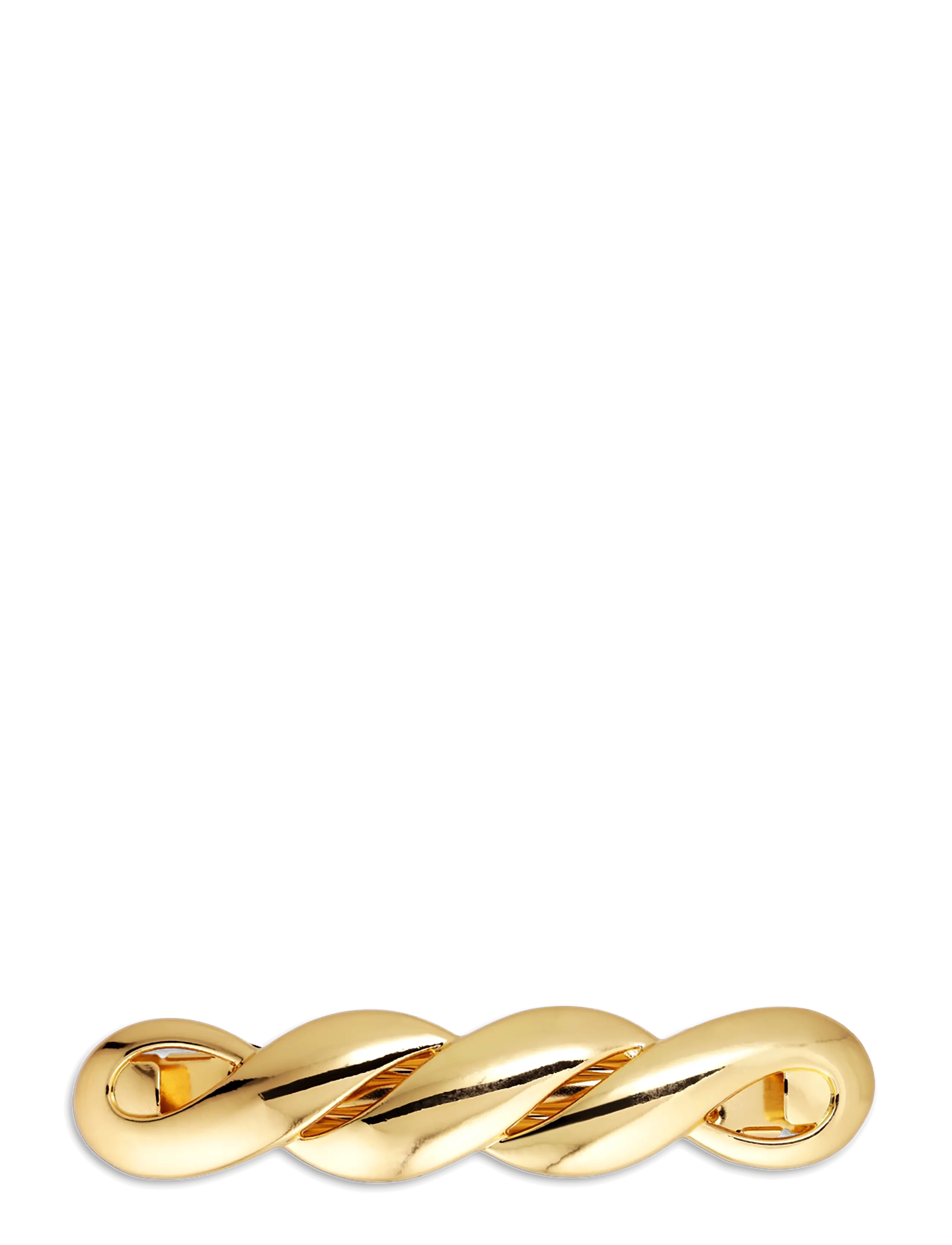 SUI AVA Glossy Twisted Hair Clip - Special Occasions - GOLDEN / gold