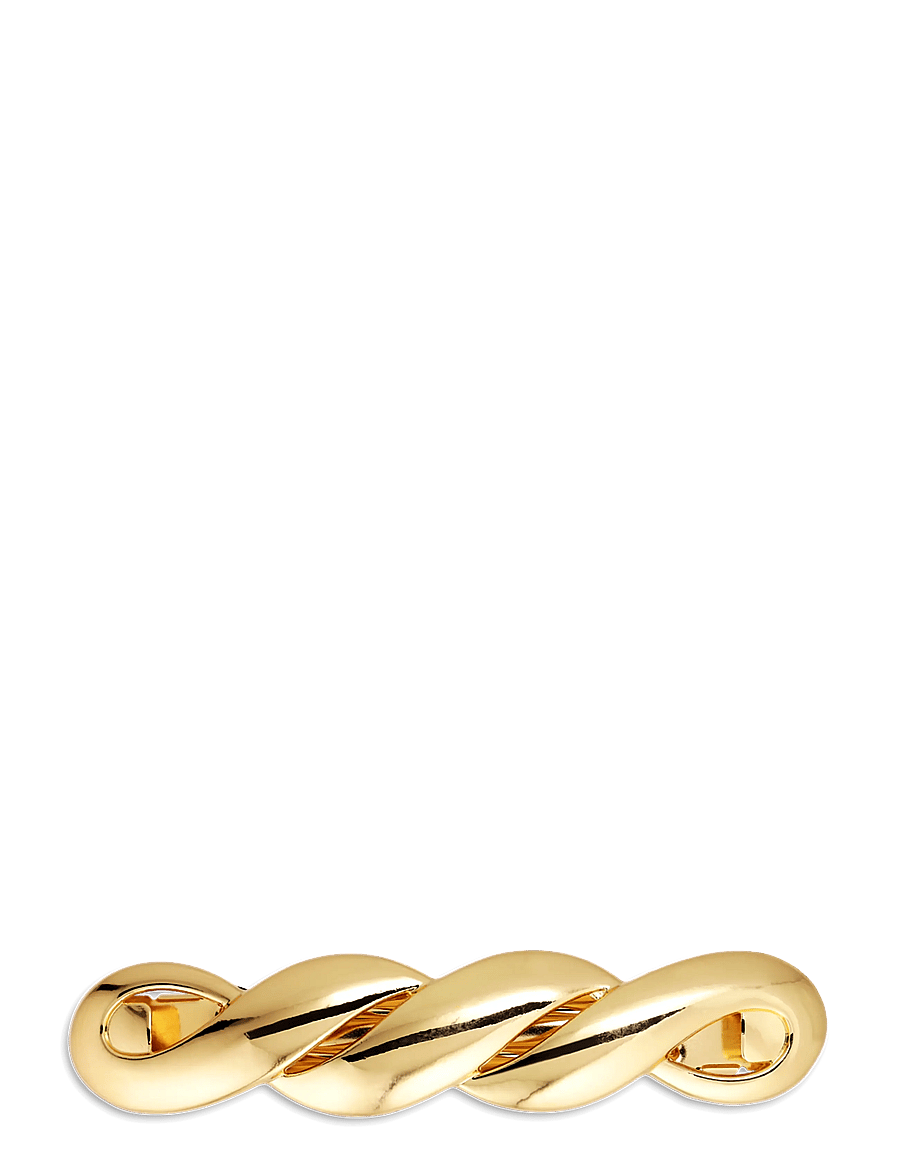 SUI AVA - Glossy Twisted Hair Clip - hårspænde - golden - 1