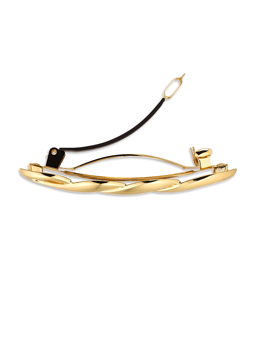 SUI AVA - Glossy Twisted Hair Clip - hårspænde - golden - 2