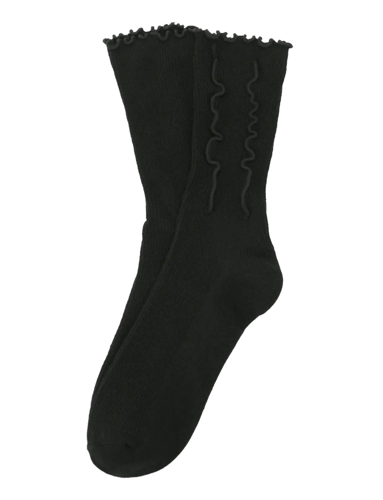 SUI AVA - Ruffle Socks - regular socks - black - 2