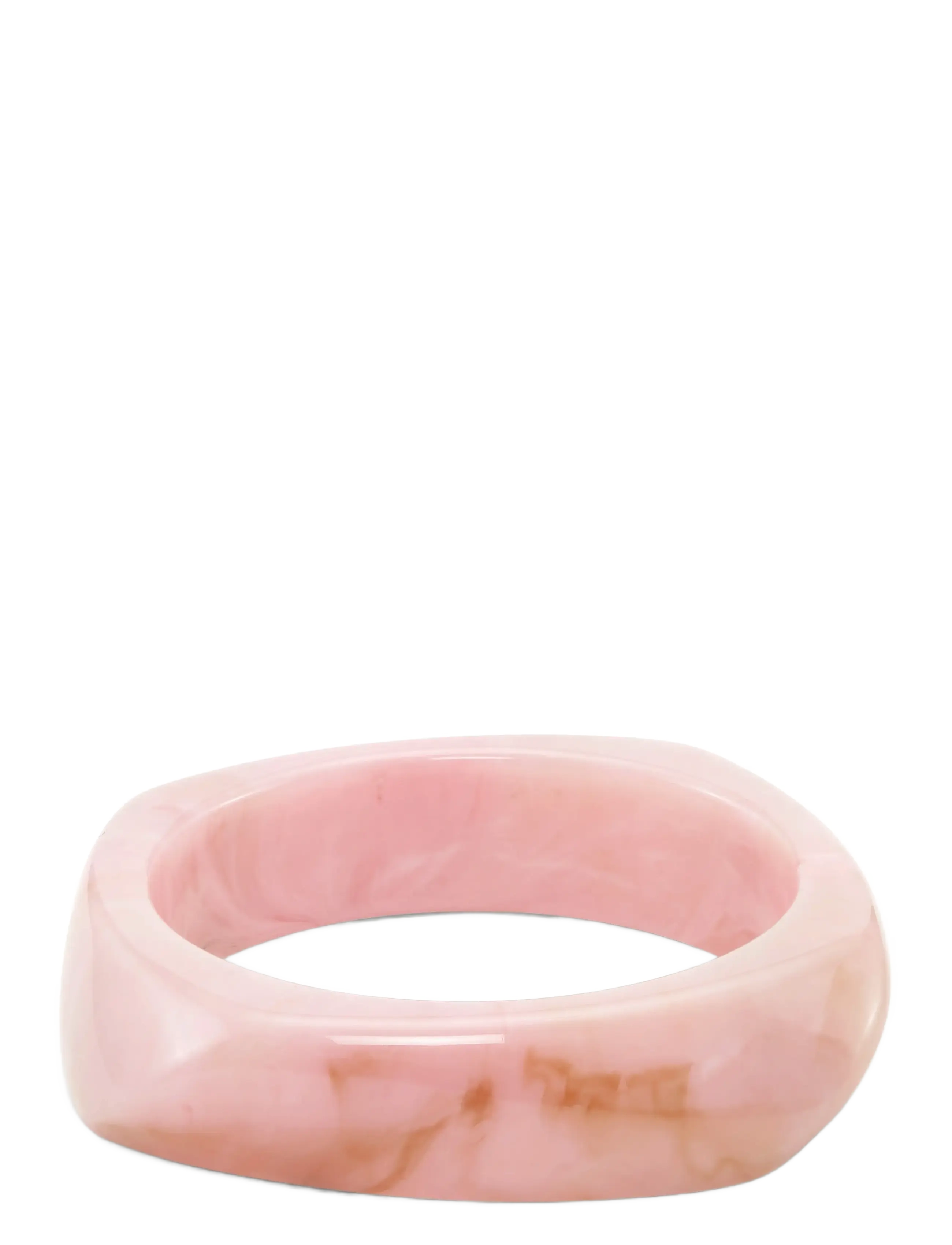 SUI AVA Chunky Bangle - Smykker - PINK MARBLE / pink/rose