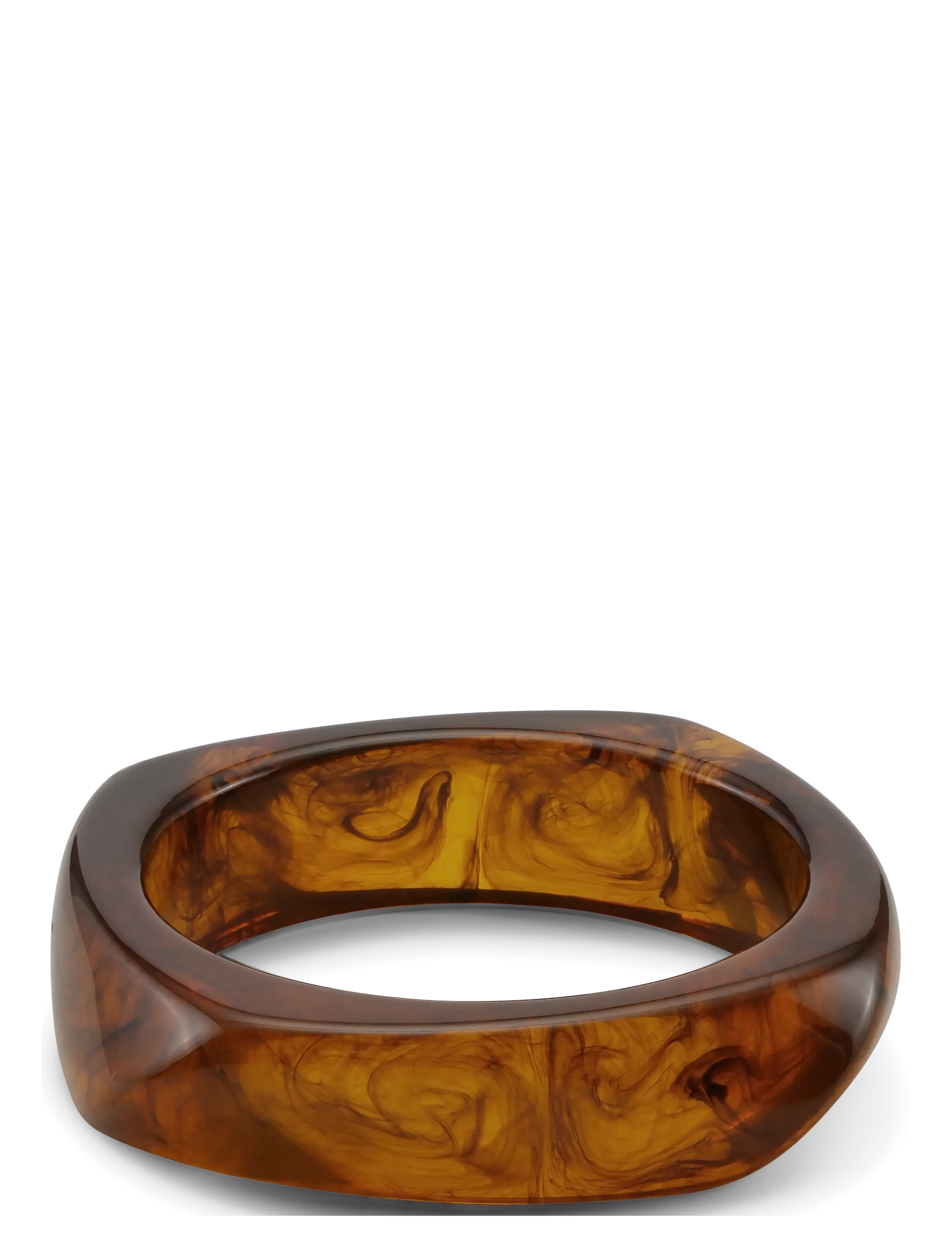 SUI AVA Chunky Bangle - Armreife - GOLDEN BROWN / brown
