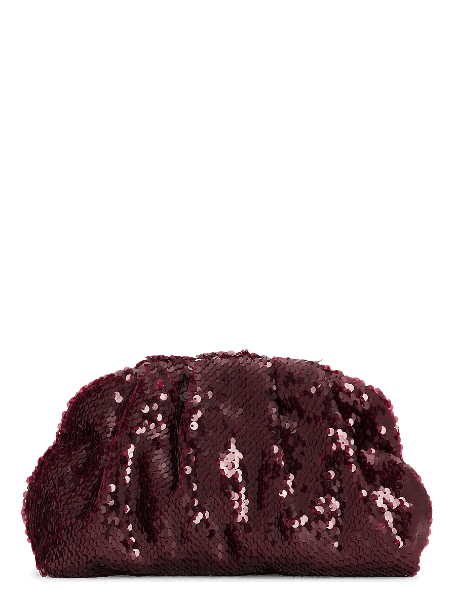 SUI AVA - Sequin Clutch Bag - special occasions - burgundy - 1