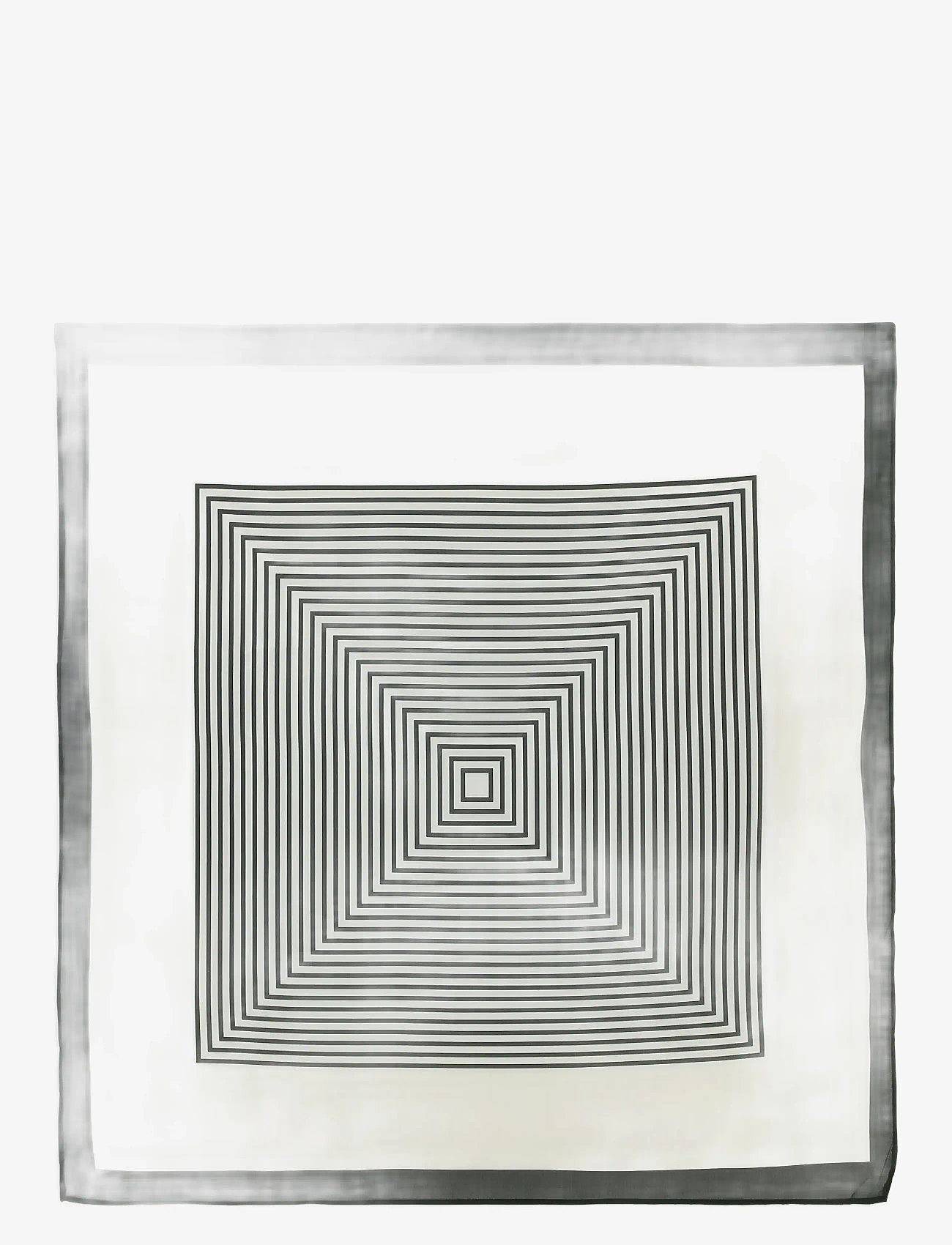 SUI AVA - Classic Patterned Scarf - white/black - 1