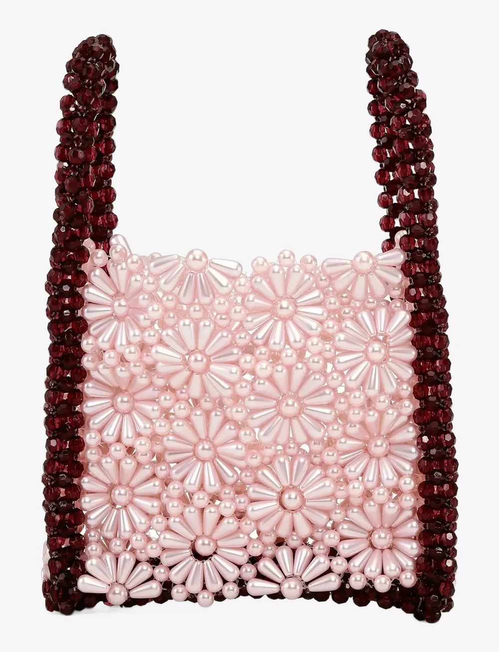 SUI AVA - Bouquet Bead Bag - speciella tillfällen - blush/burgundy - 0