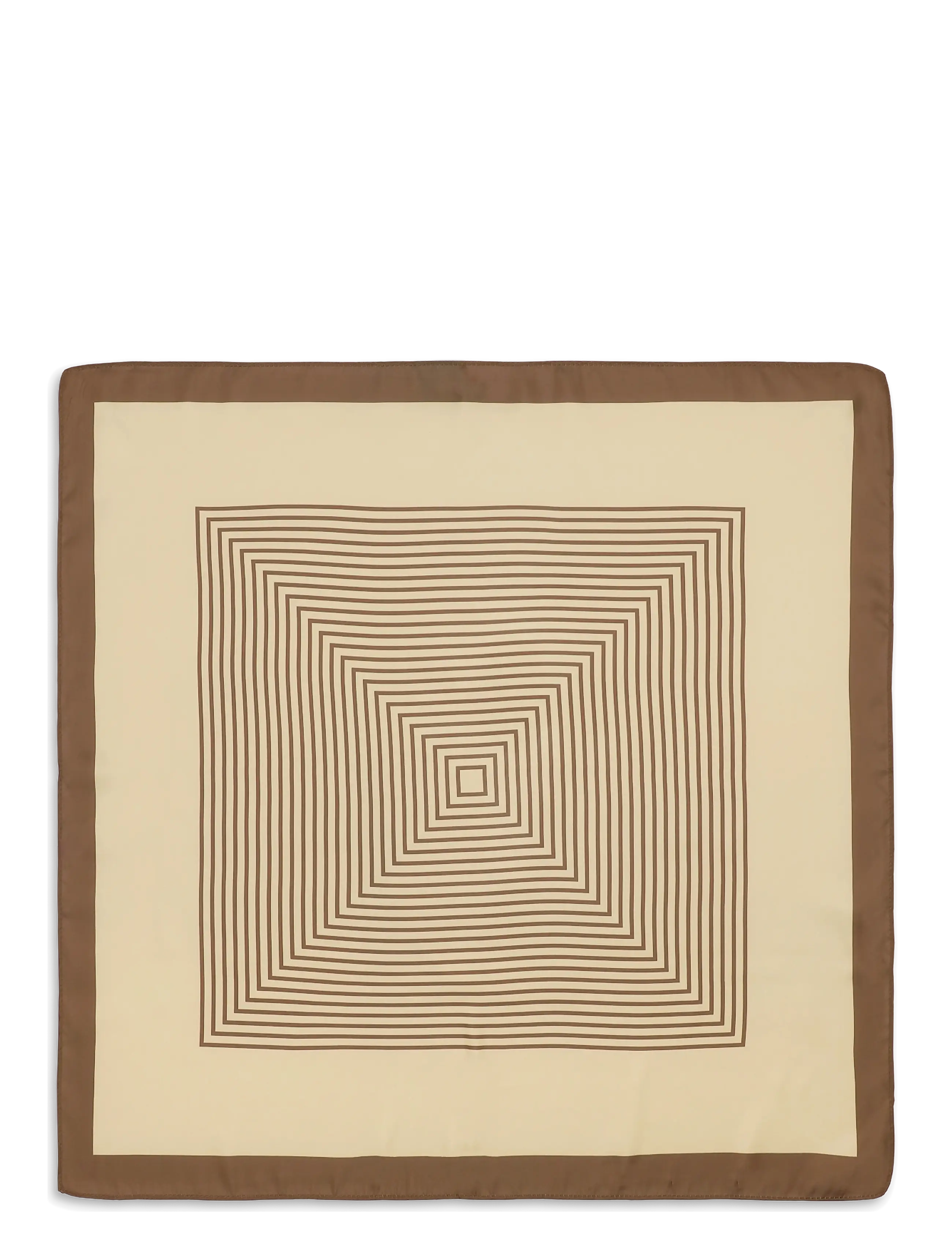 SUI AVA Classic Patterned Scarf - Sui Ava - BROWN/BEIGE / brown