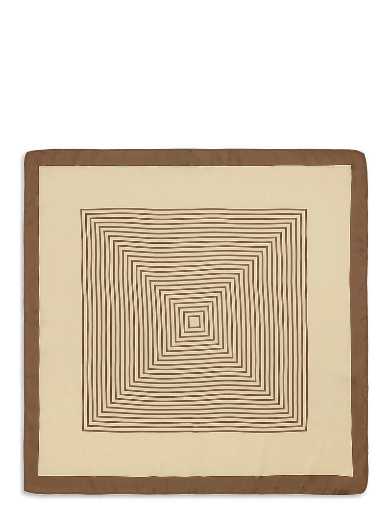 SUI AVA - Classic Patterned Scarf - alltags-style - brown/beige - 0