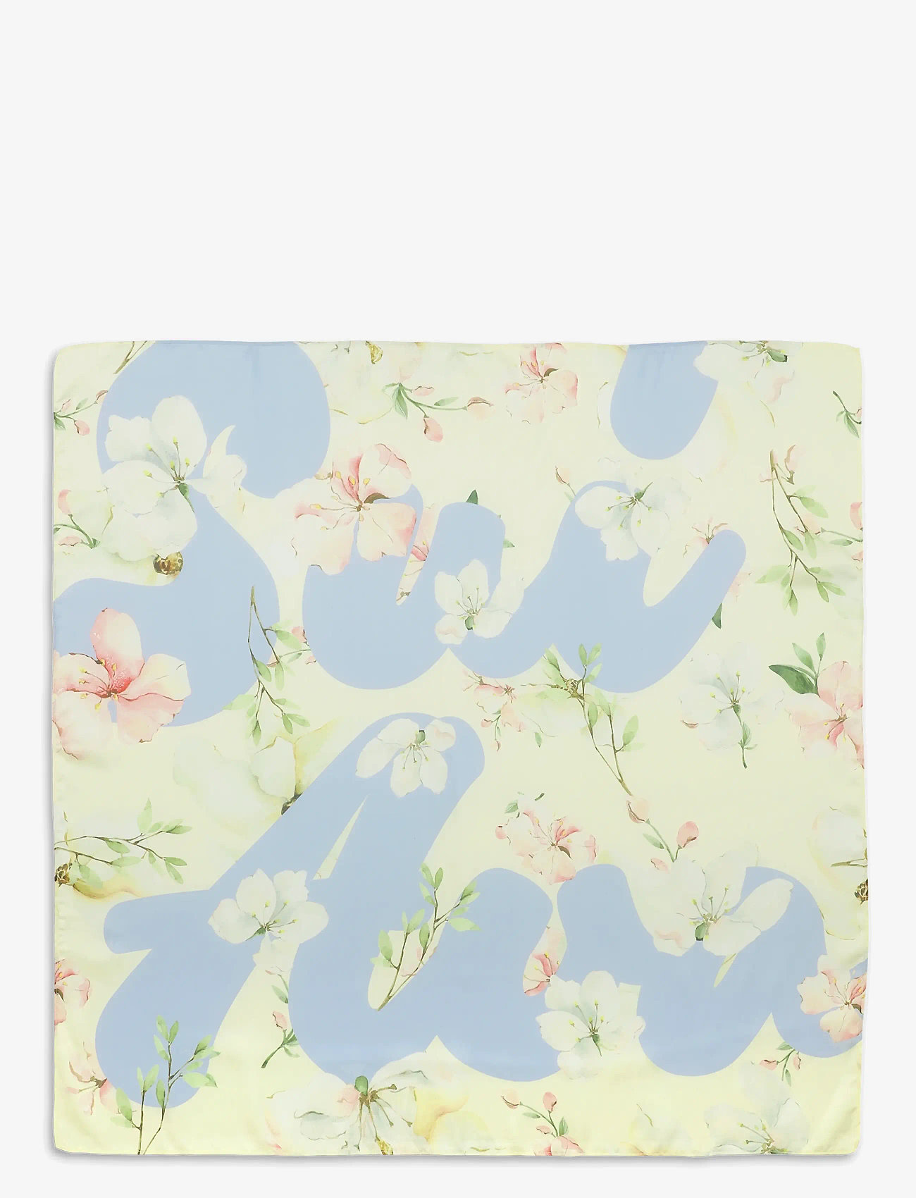 SUI AVA - SUI AVA Floral Scarf - alltags-style - butter yellew/bl - 0