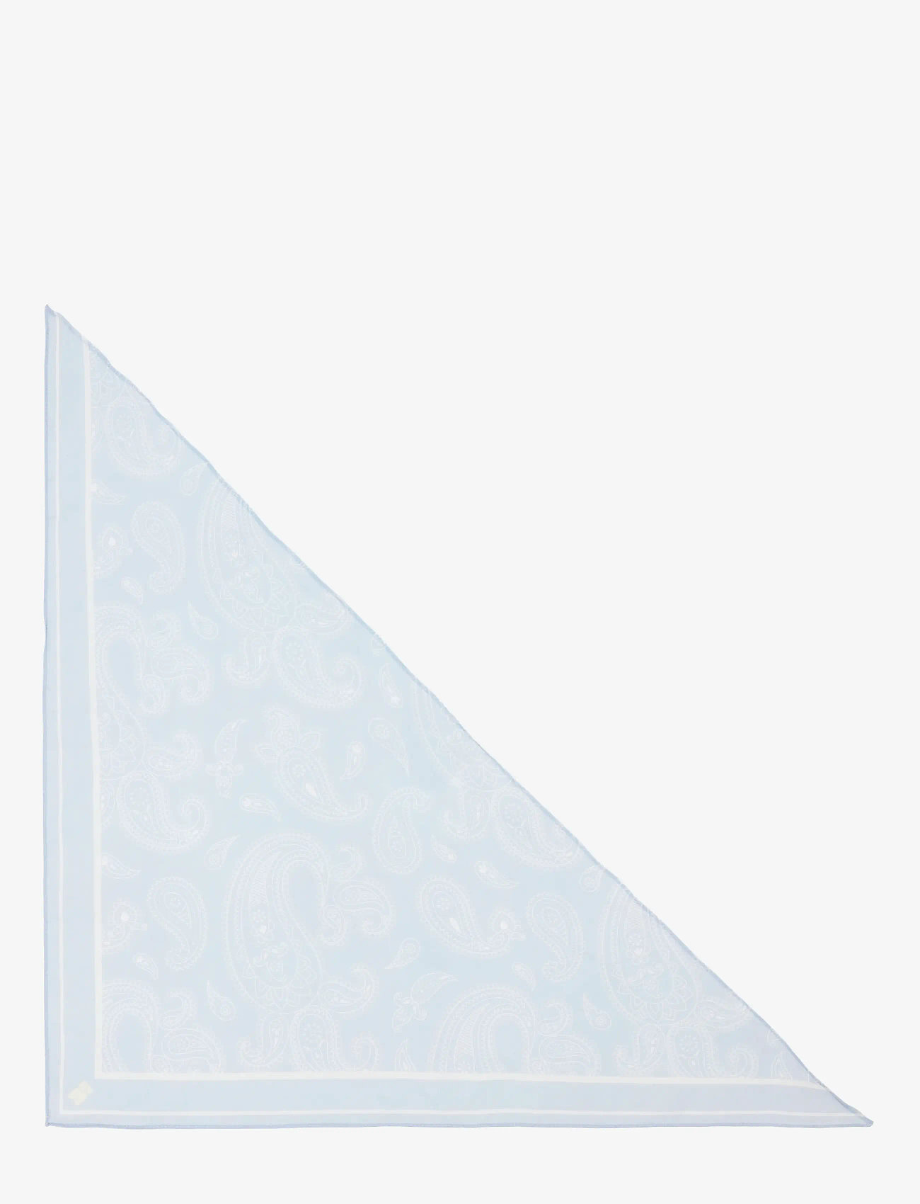 SUI AVA - Paisley Triangle Scarf - tynde tørklæder - blue - 0