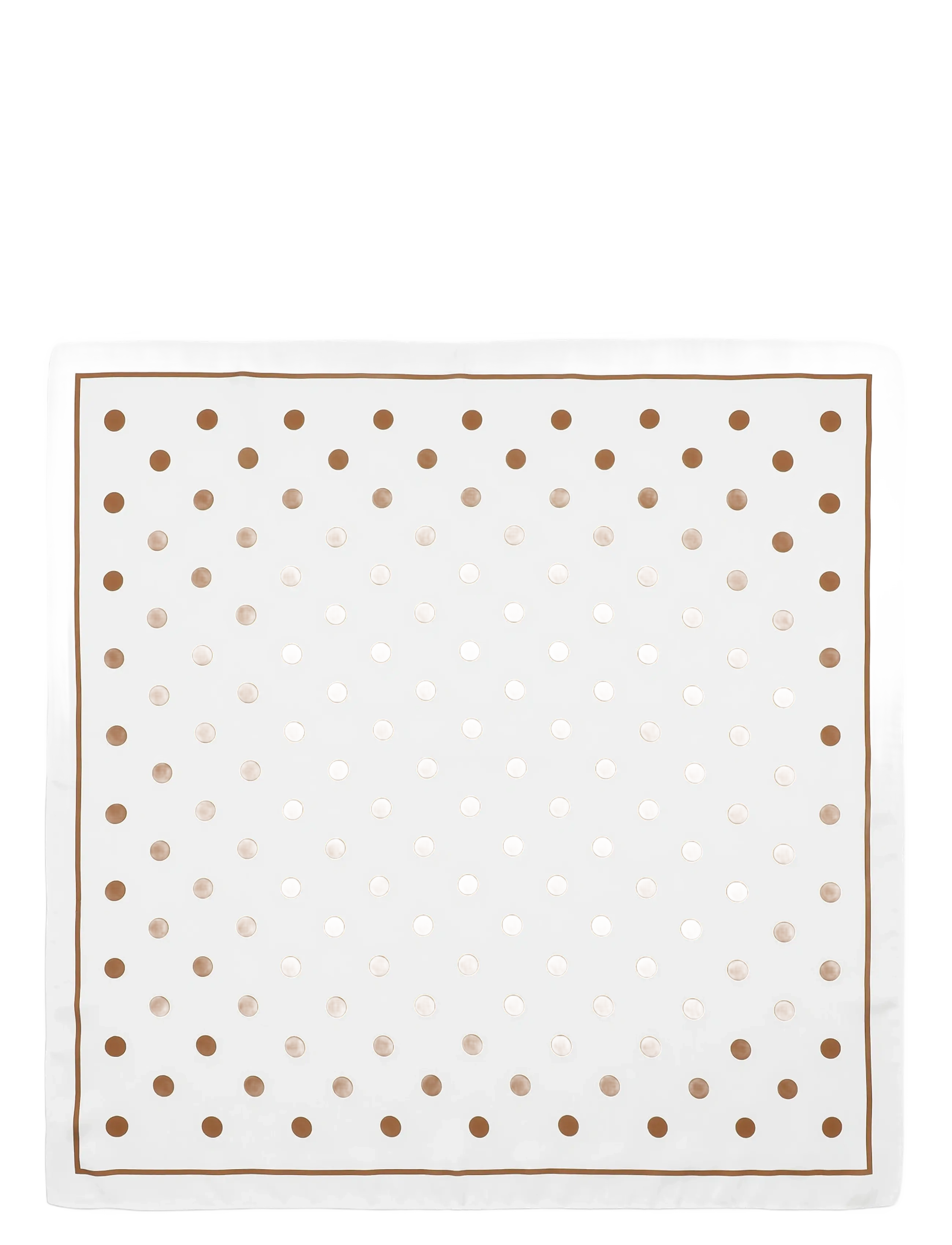 SUI AVA Polka Dot Scarf - Sui Ava - BROWN / white
