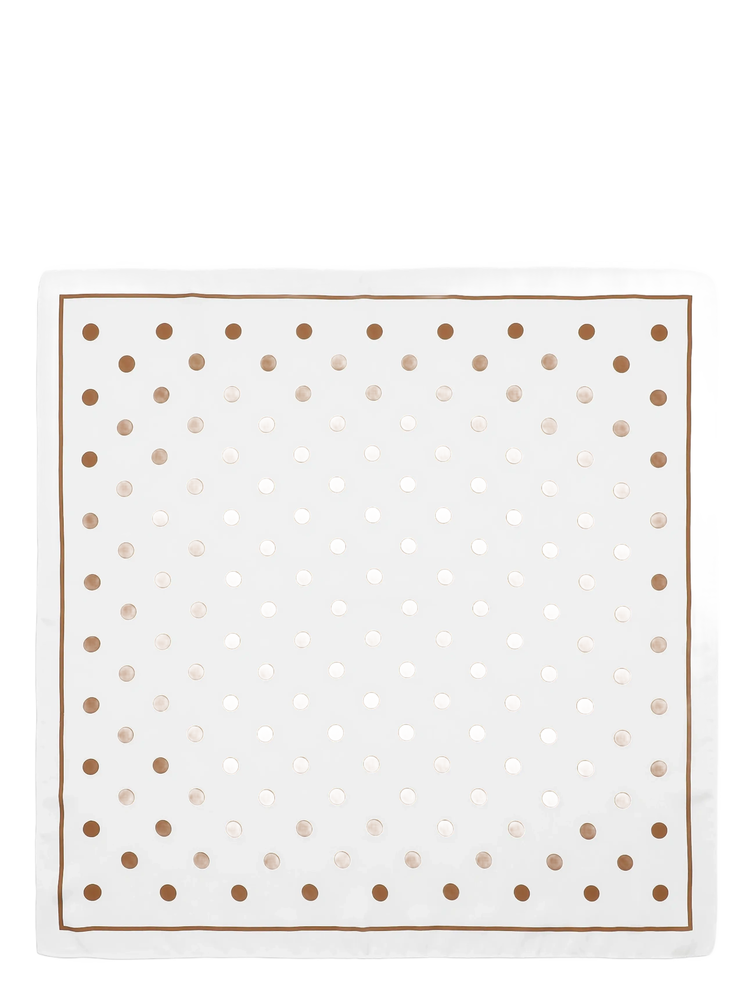SUI AVA Polka Dot Scarf - Uus - BROWN / white
