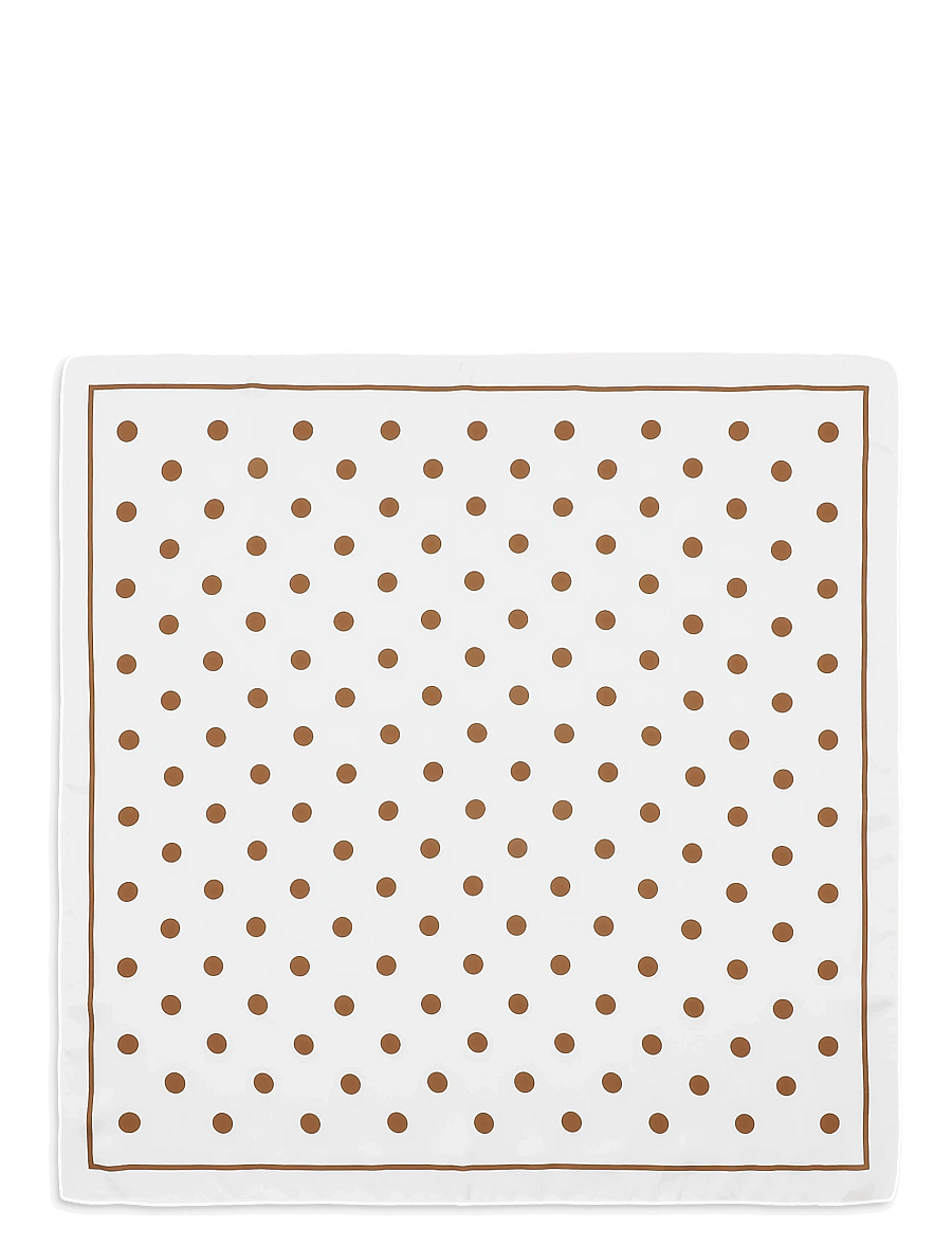 SUI AVA - Polka Dot Scarf - alltags-style - brown - 0