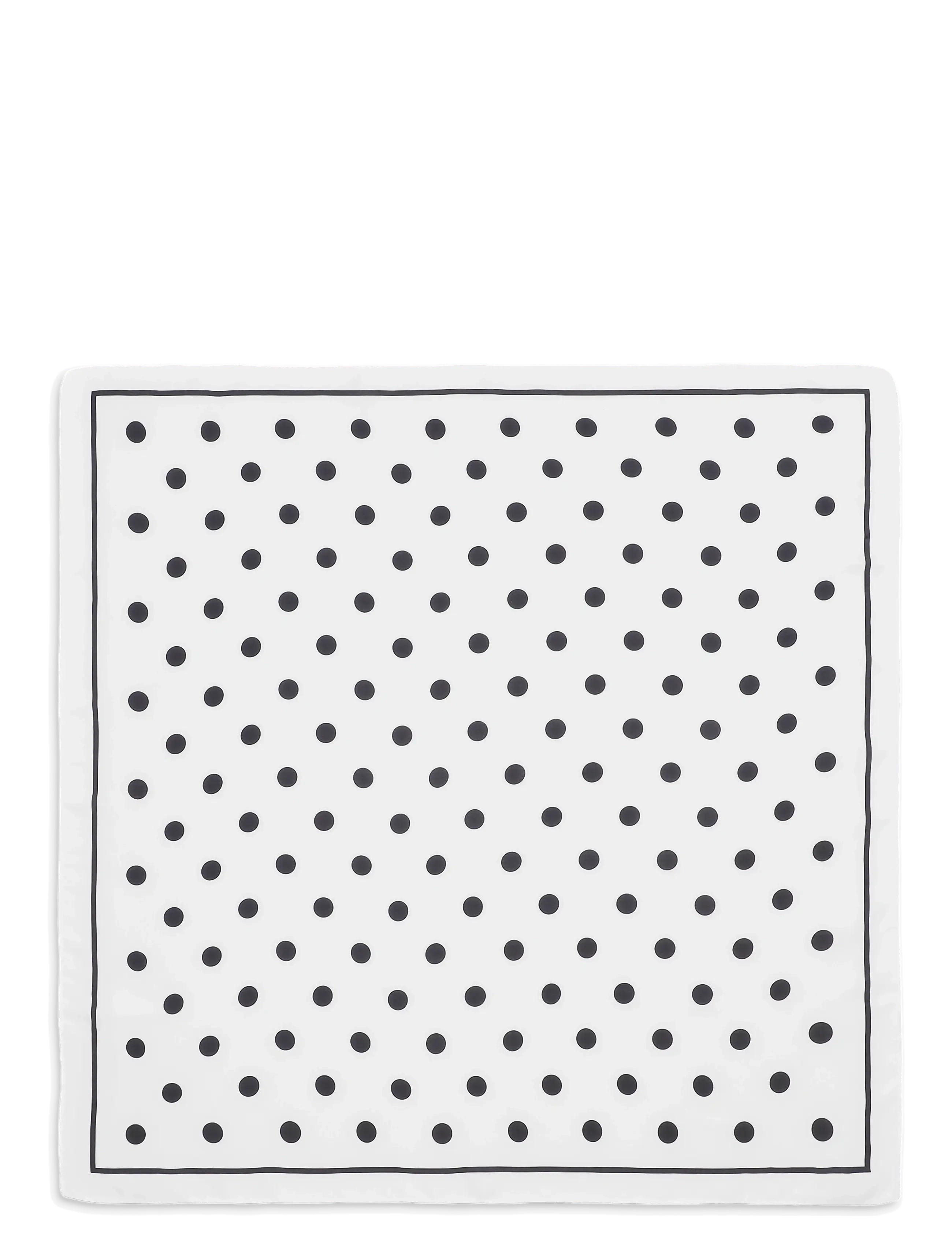SUI AVA Polka Dot Scarf - Accessories - BLACK / white